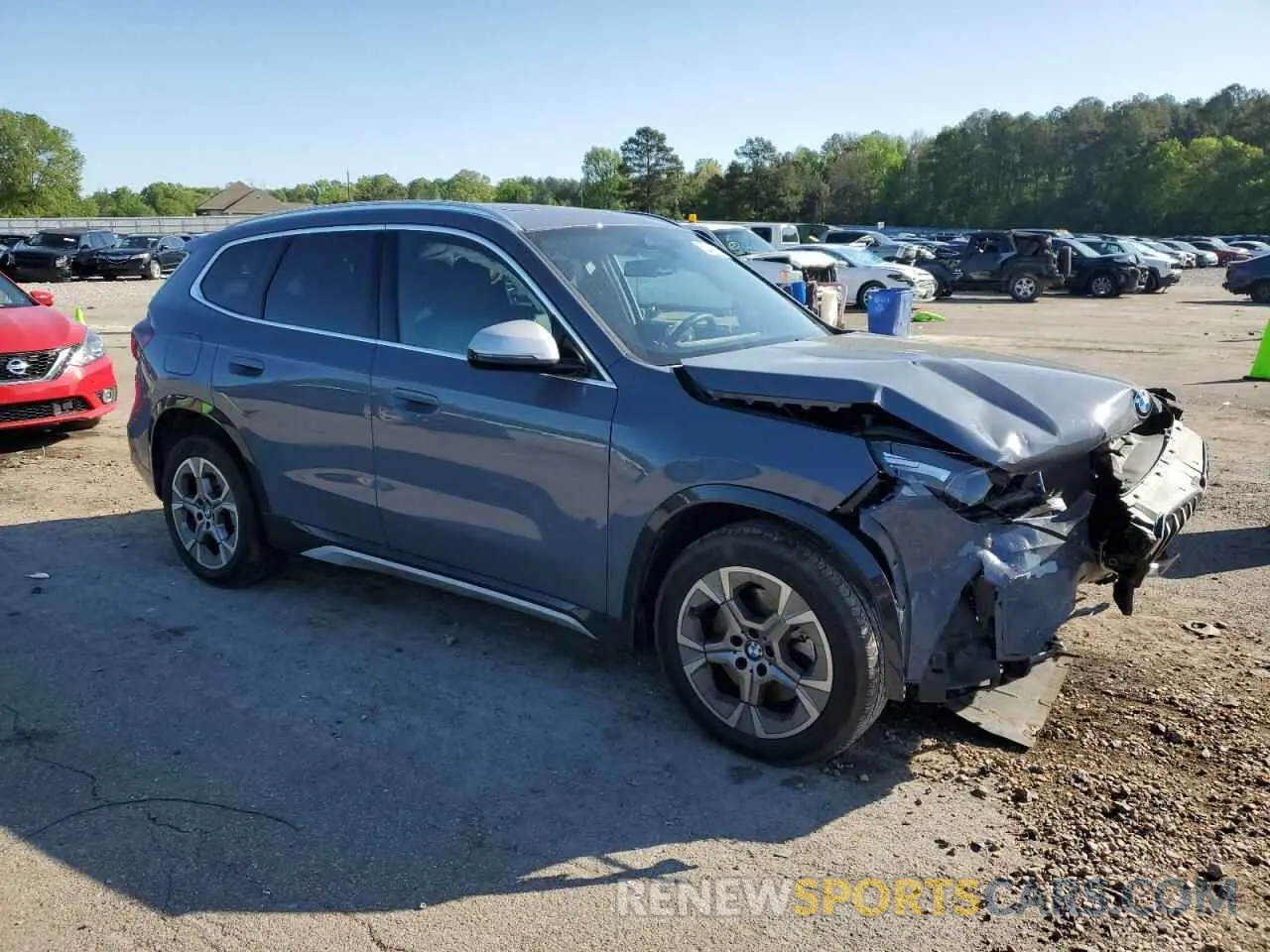 4 Photograph of a damaged car WBX73EF09P5W54036 BMW X1 2023