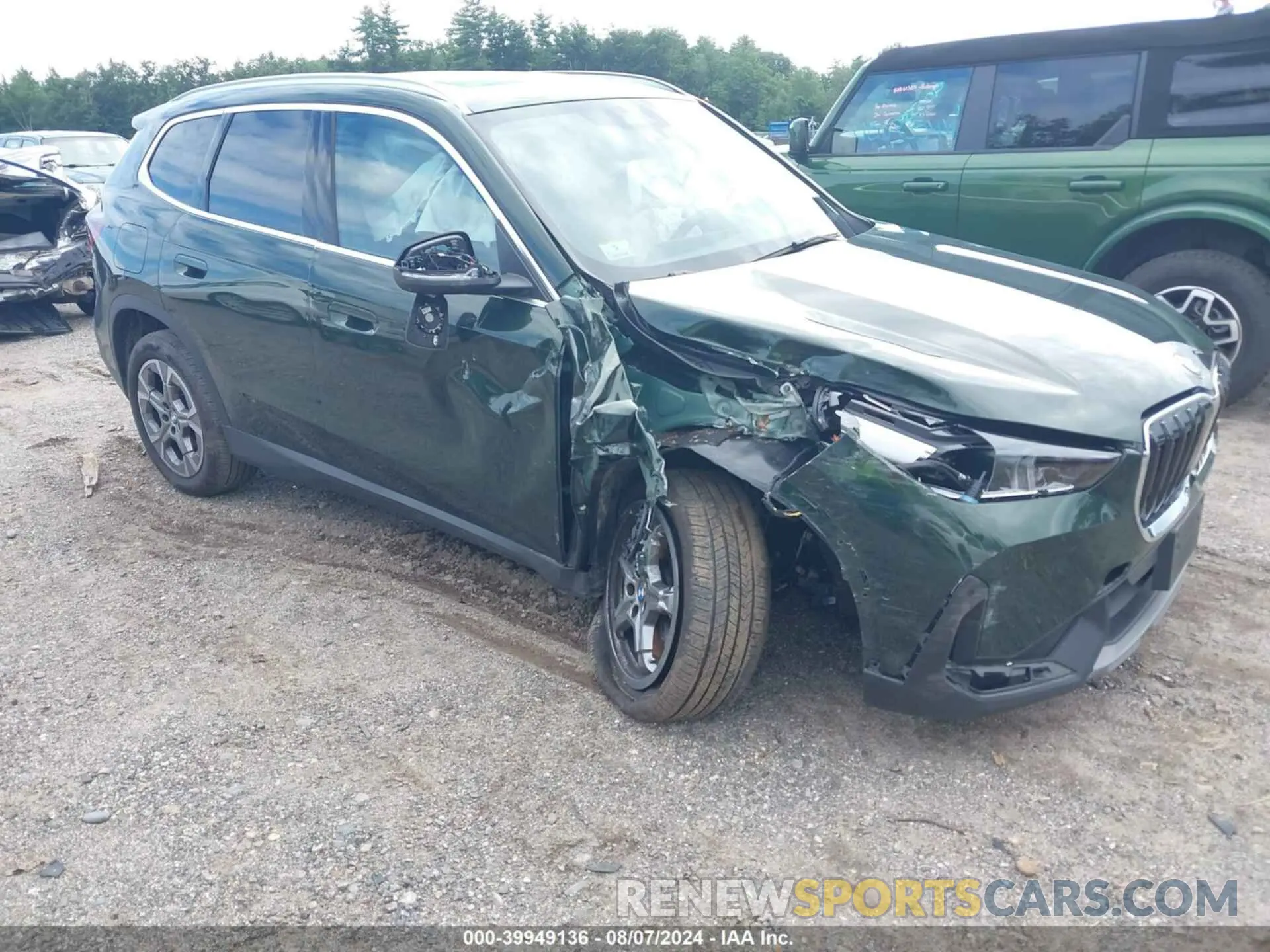 1 Photograph of a damaged car WBX73EF09P5W65389 BMW X1 2023