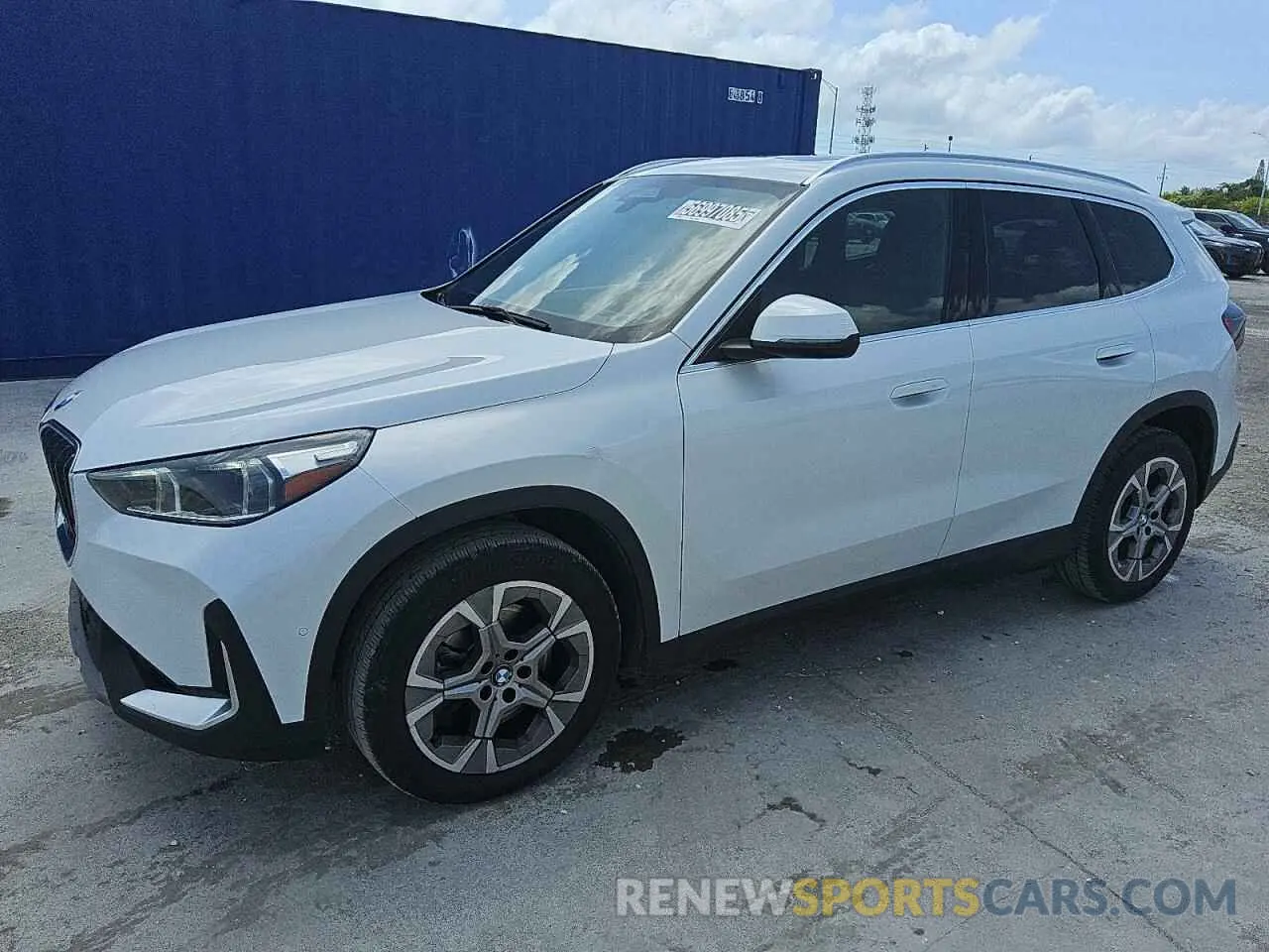 1 Photograph of a damaged car WBX73EF09P5X03445 BMW X1 2023