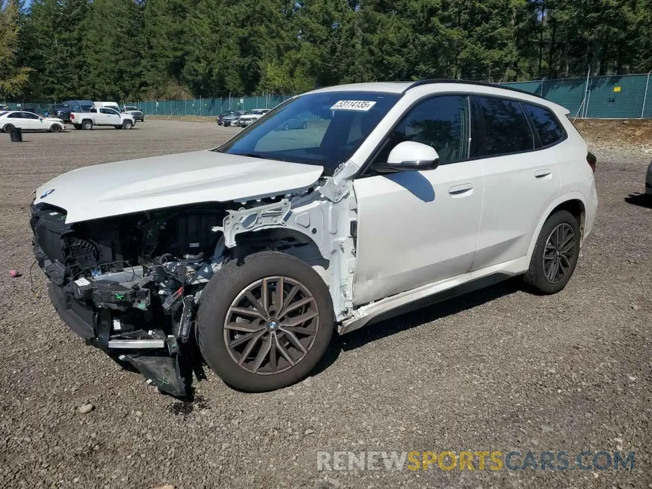 1 Photograph of a damaged car WBX73EF09P5X36168 BMW X1 2023