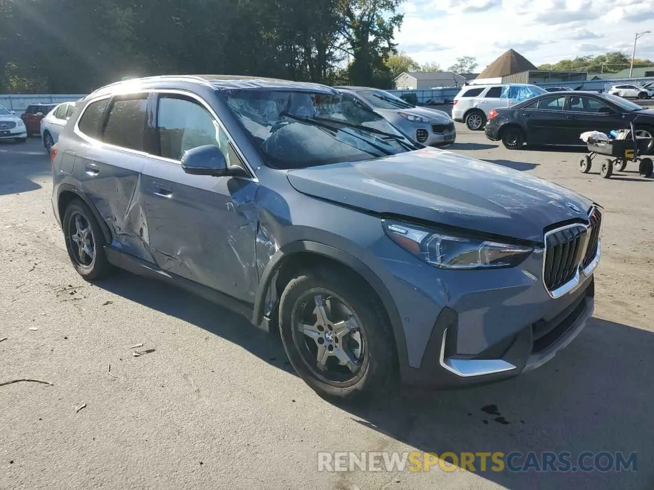 4 Photograph of a damaged car WBX73EF09P5X69655 BMW X1 2023