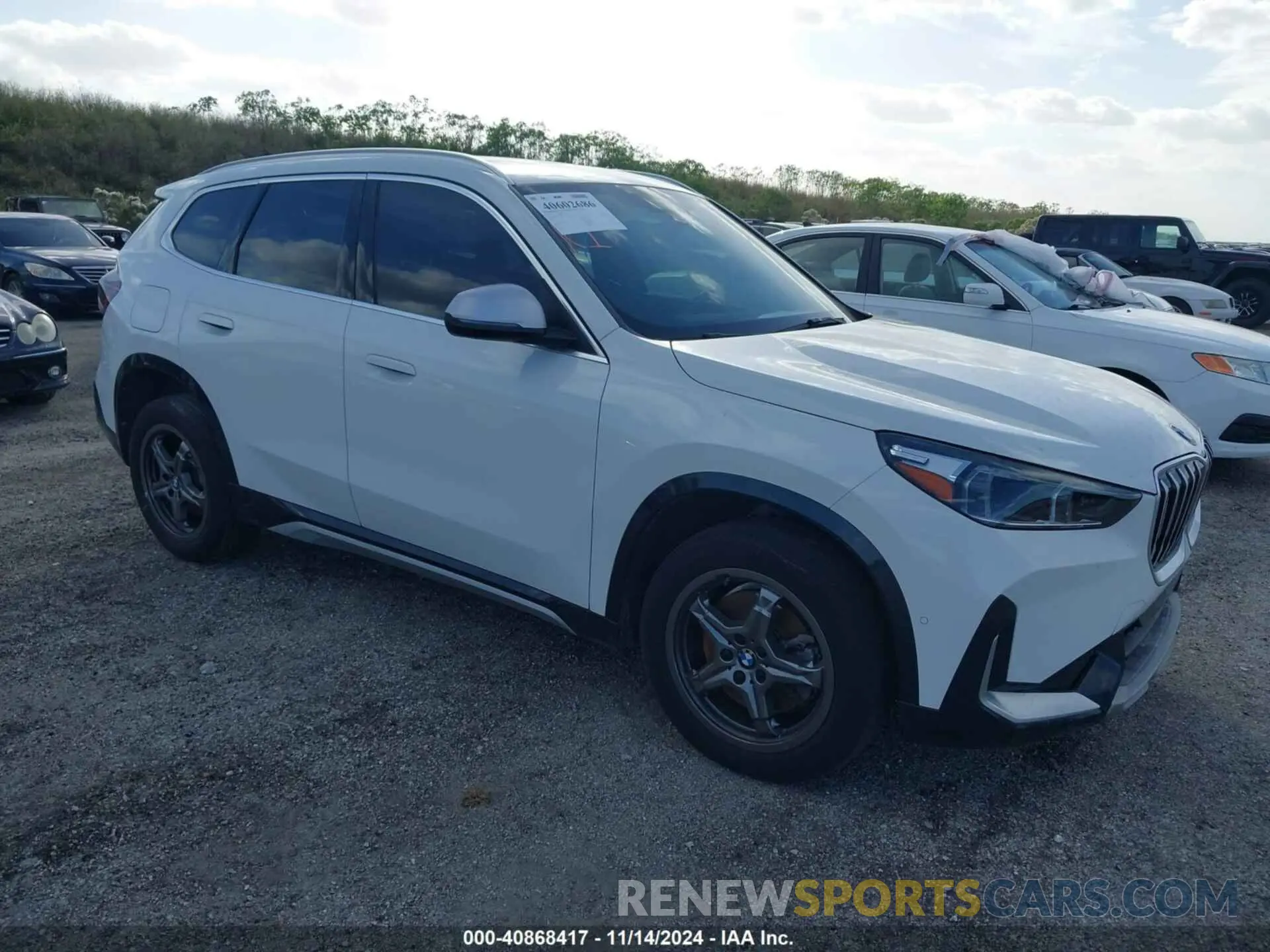 1 Photograph of a damaged car WBX73EF09P5X99030 BMW X1 2023