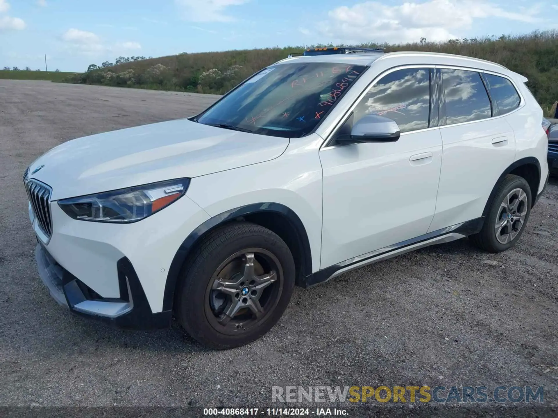 2 Photograph of a damaged car WBX73EF09P5X99030 BMW X1 2023