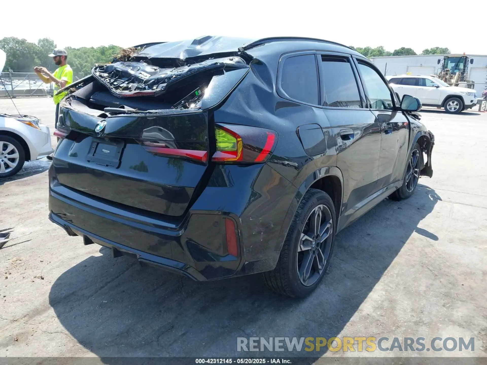 4 Photograph of a damaged car WBX73EF0XP5V99368 BMW X1 2023