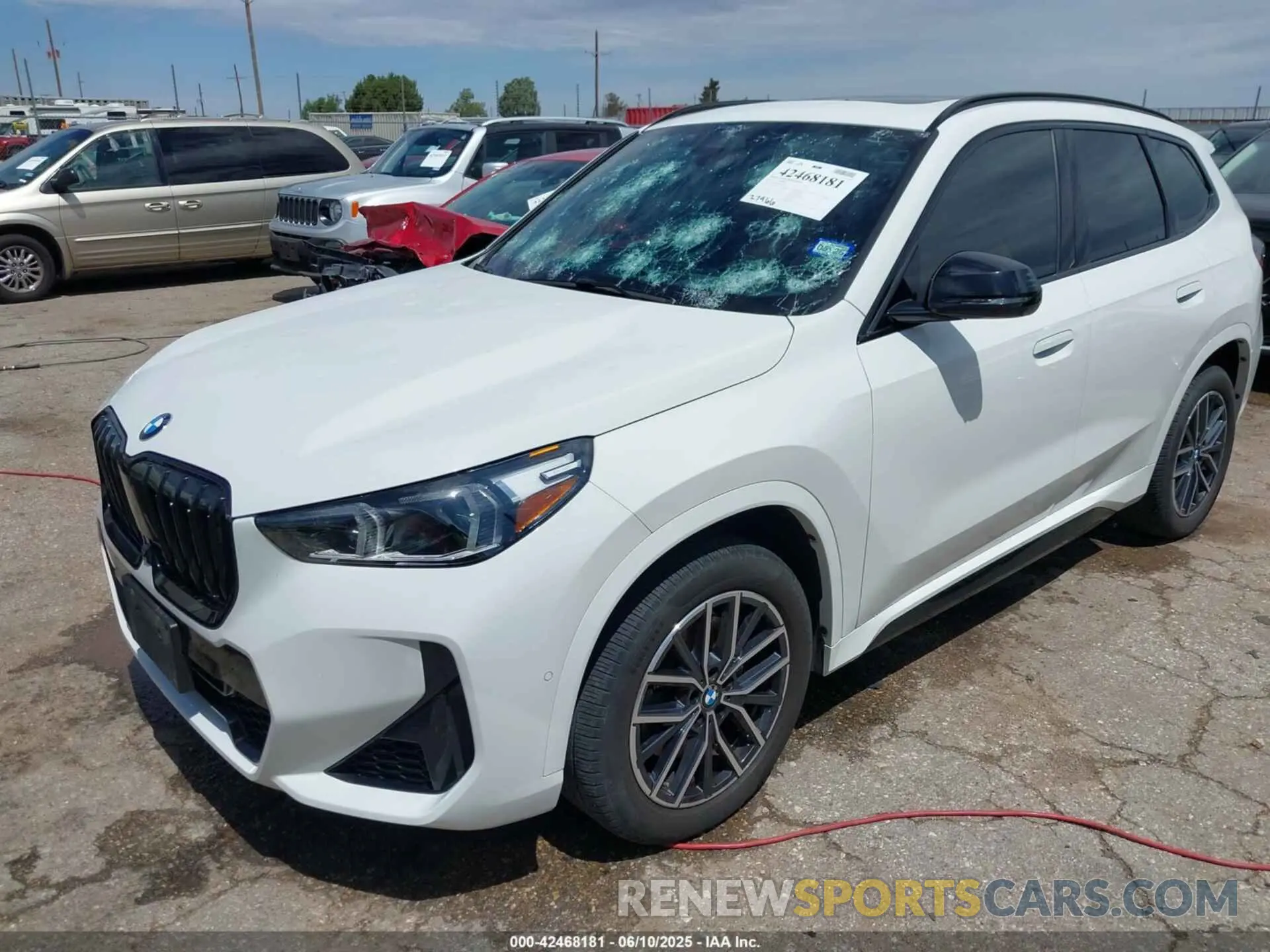 2 Photograph of a damaged car WBX73EF0XP5W71945 BMW X1 2023