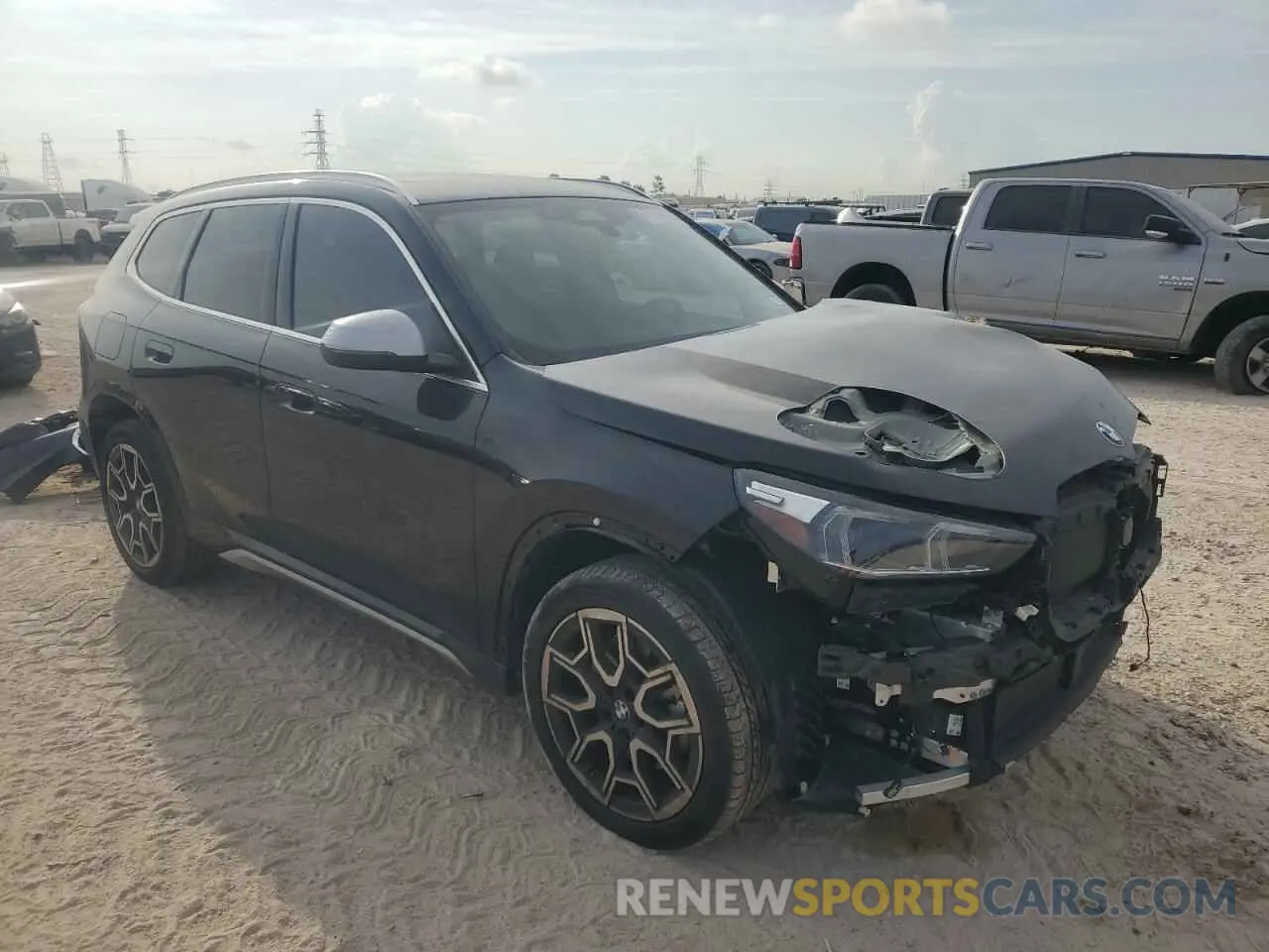 4 Photograph of a damaged car WBX73EF0XP5X80986 BMW X1 2023