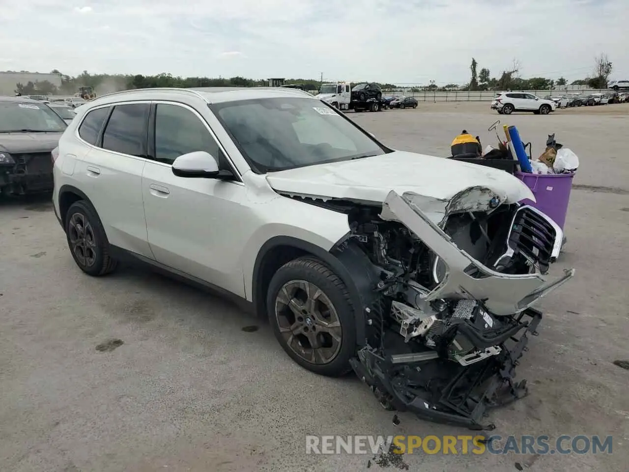 4 Photograph of a damaged car WBX73EF0XP5X84407 BMW X1 2023
