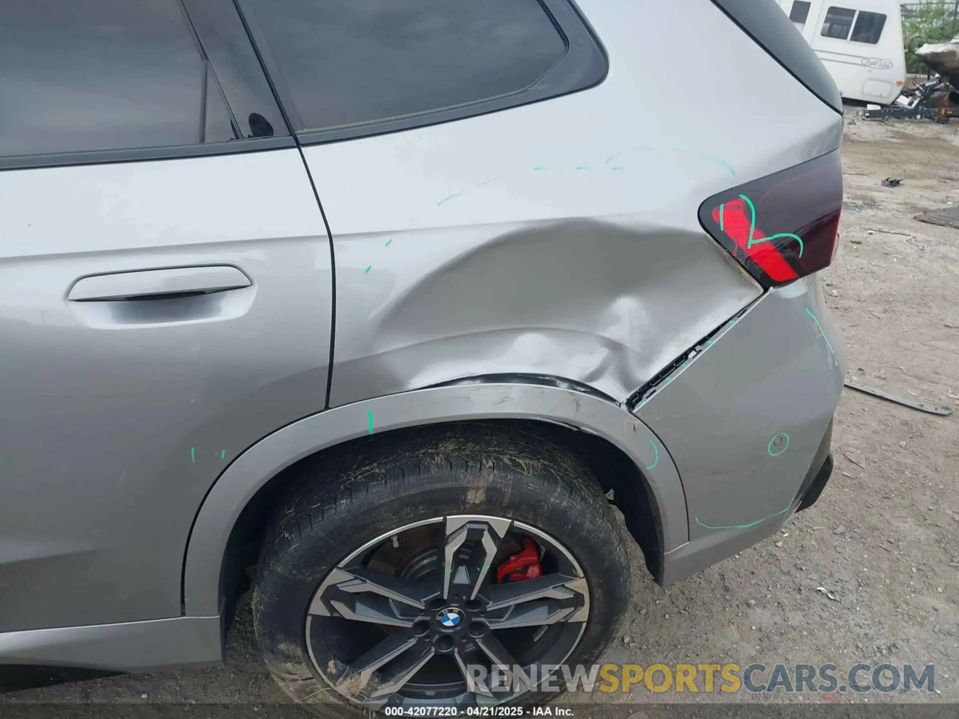 6 Photograph of a damaged car WBX13EF03R5X71944 BMW X1 2024