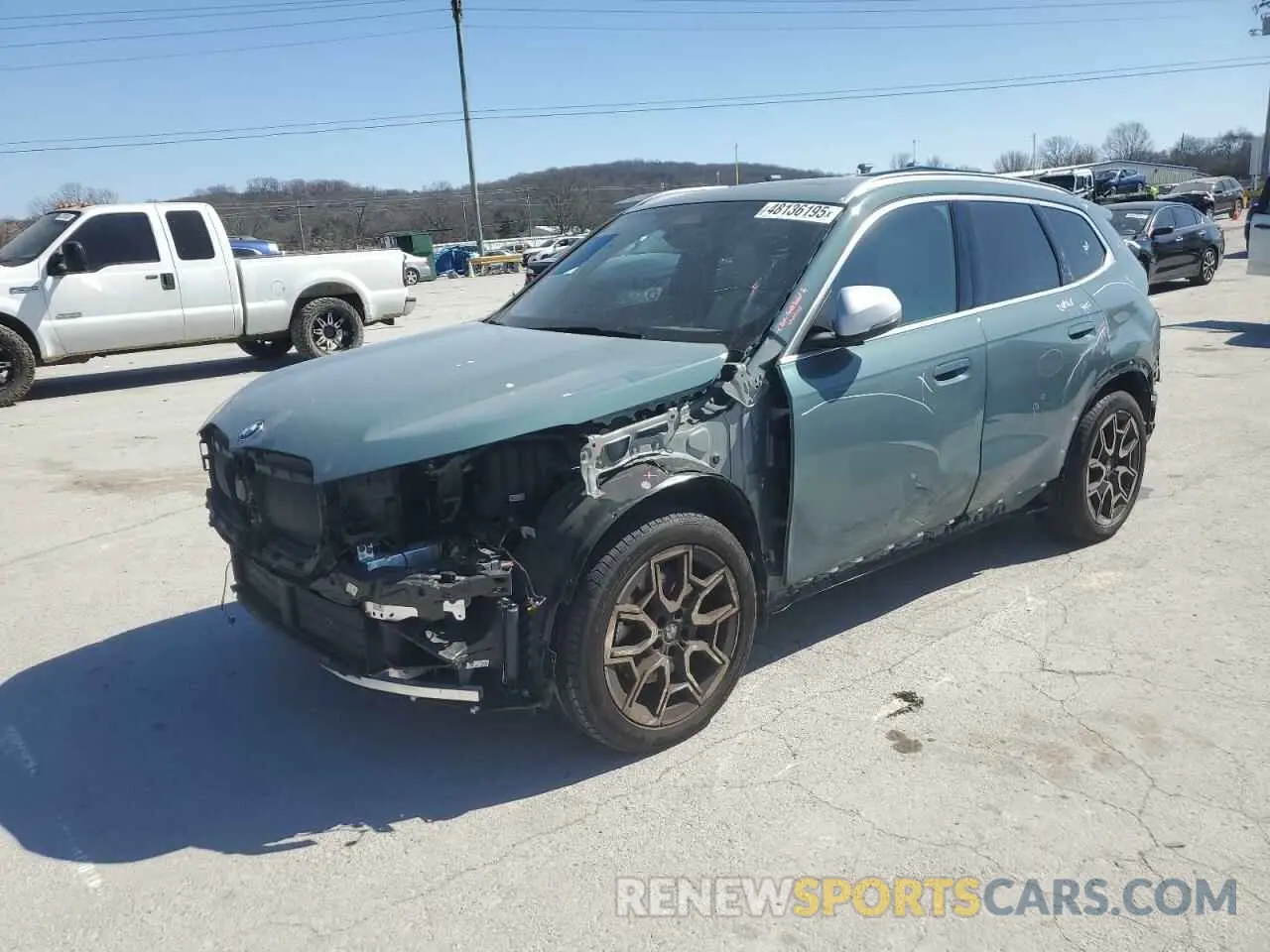 1 Photograph of a damaged car WBX73EF00R5Z01009 BMW X1 2024