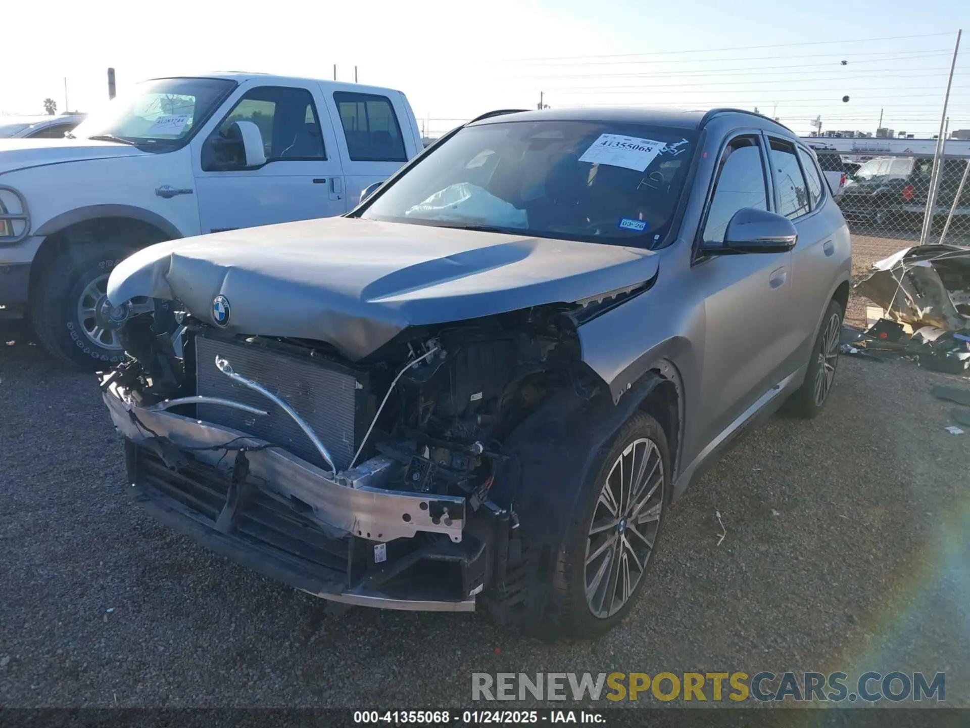 2 Photograph of a damaged car WBX73EF01R5Y96984 BMW X1 2024