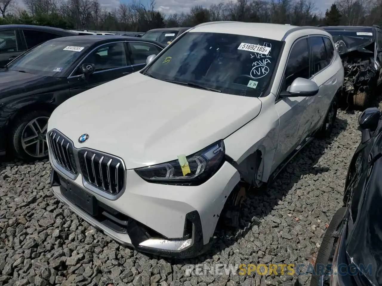 1 Photograph of a damaged car WBX73EF05R5Y30843 BMW X1 2024