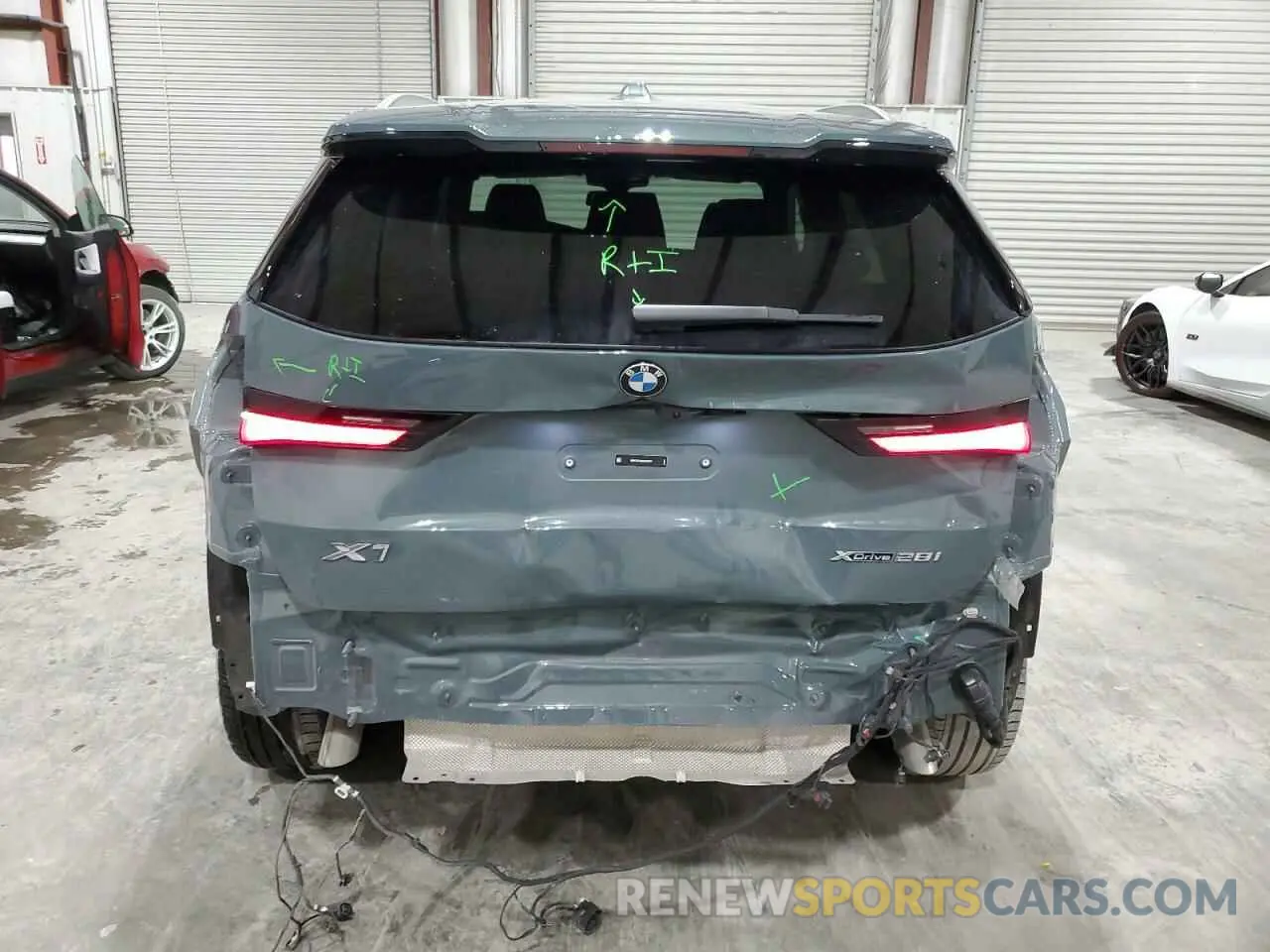 6 Photograph of a damaged car WBX73EF08R5Z57277 BMW X1 2024