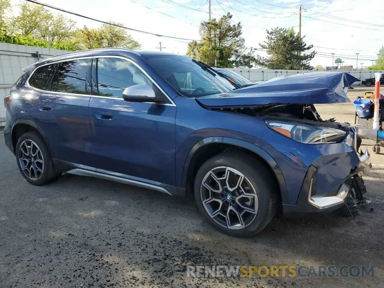 4 Photograph of a damaged car WBX73EF0XR5017143 BMW X1 2024
