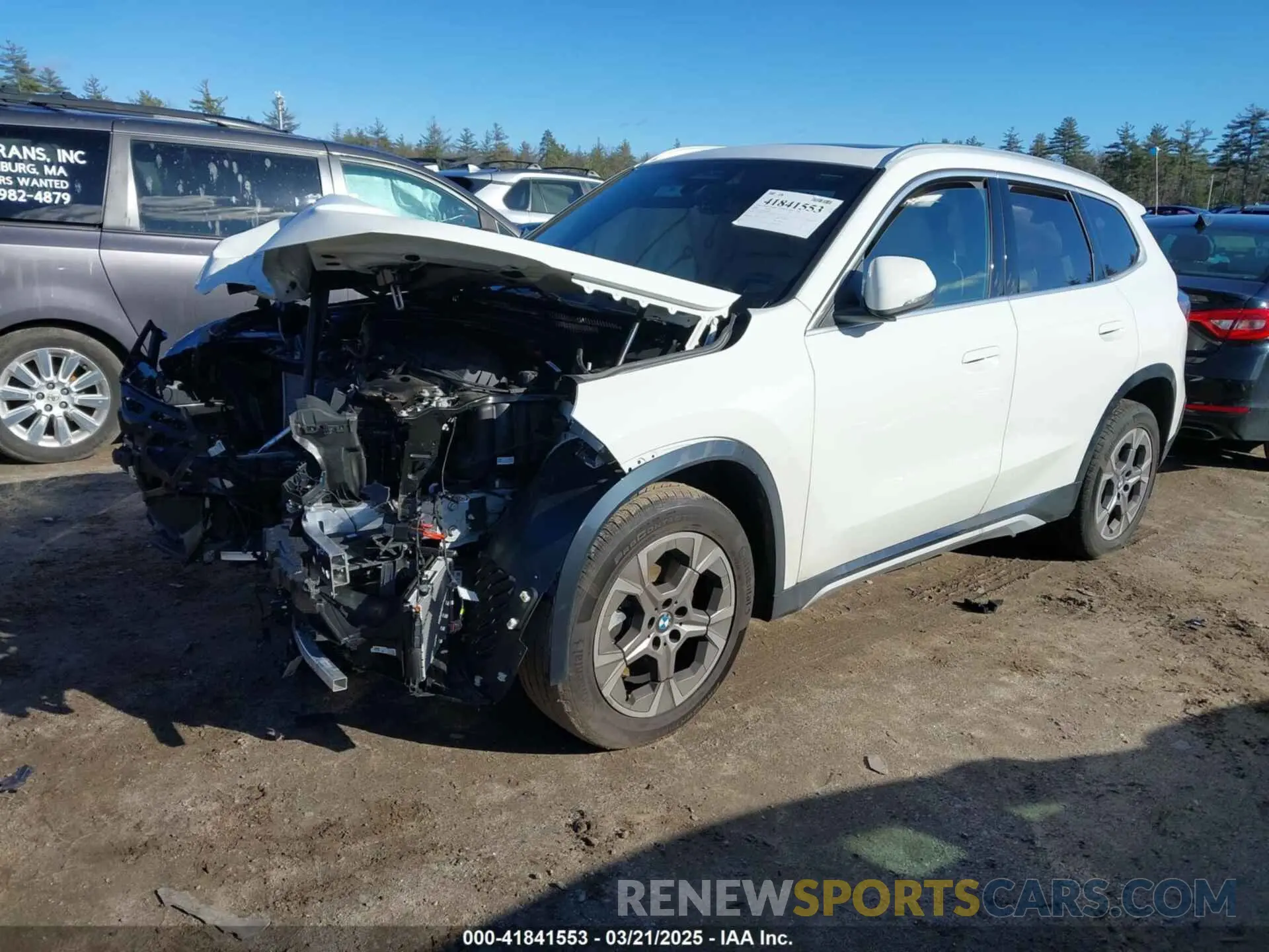 2 Photograph of a damaged car WBX73EF02S5186420 BMW X1 2025