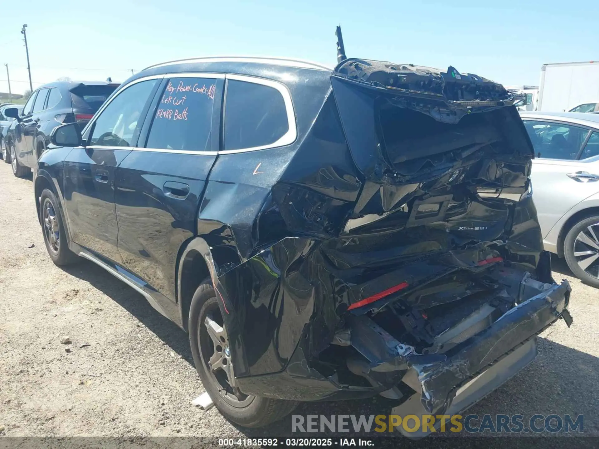 3 Photograph of a damaged car WBX73EF05S5097084 BMW X1 2025