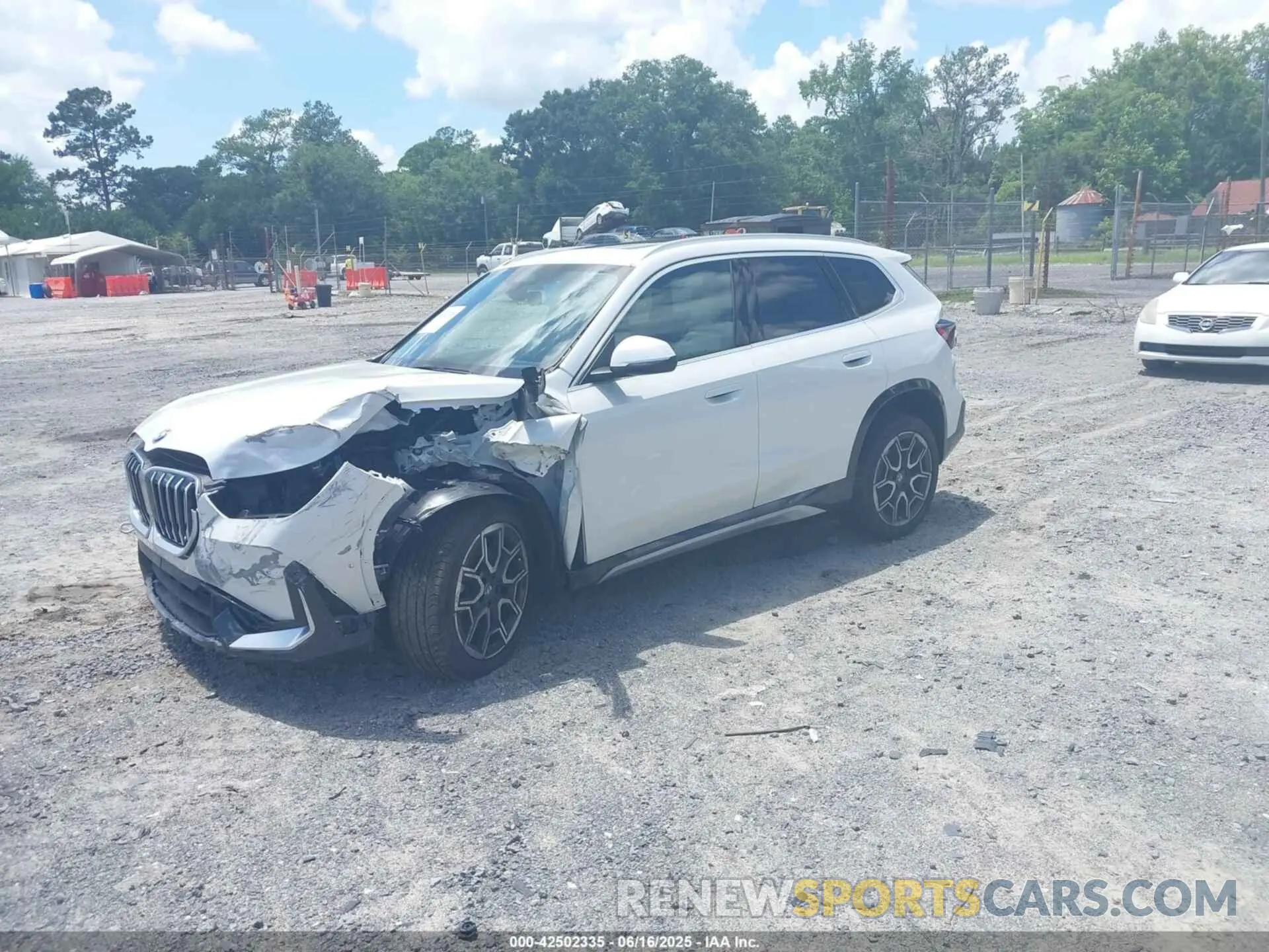 2 Photograph of a damaged car WBX73EF08S5141448 BMW X1 2025