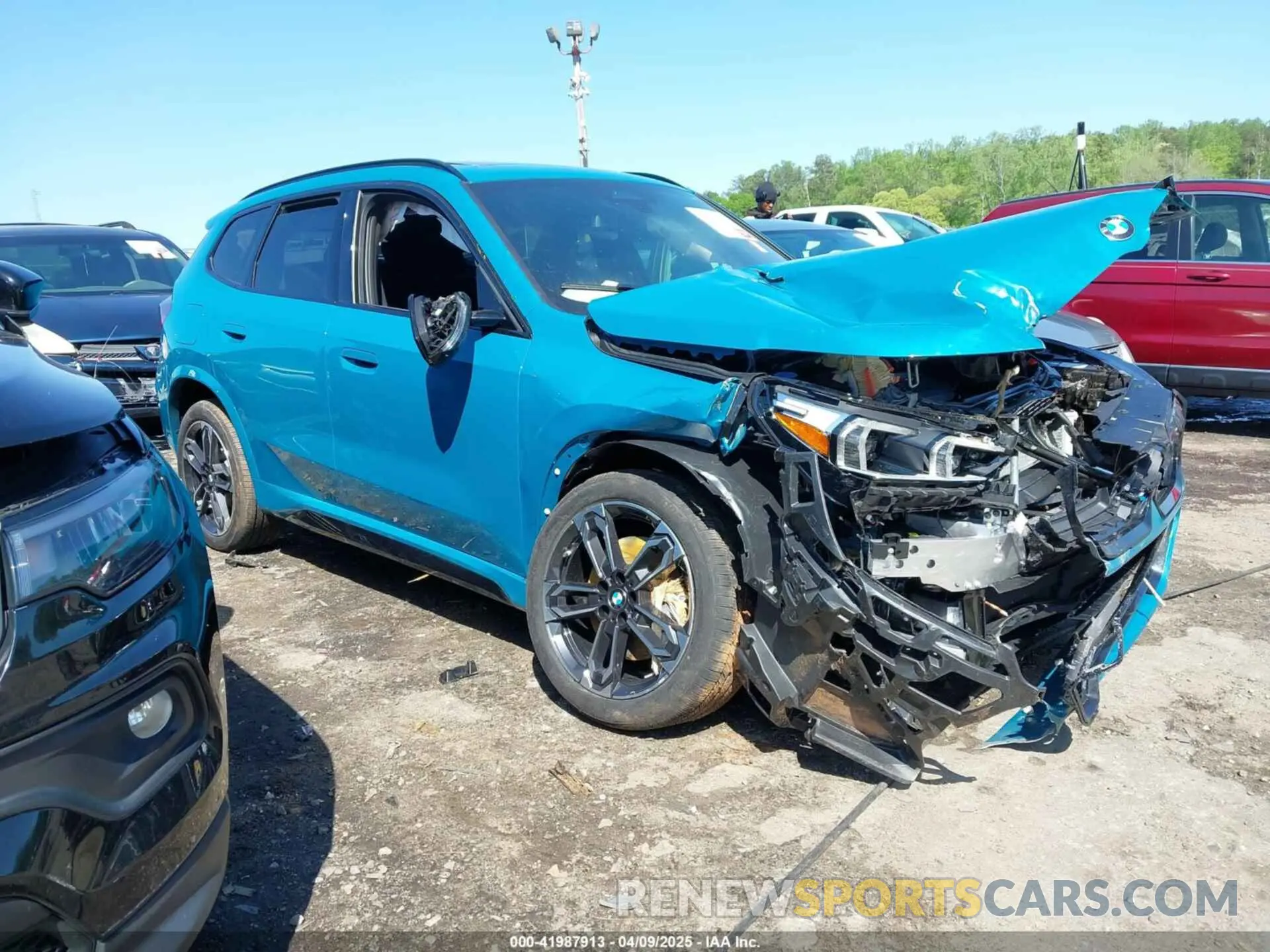 1 Photograph of a damaged car WBX73EF08S5177124 BMW X1 2025