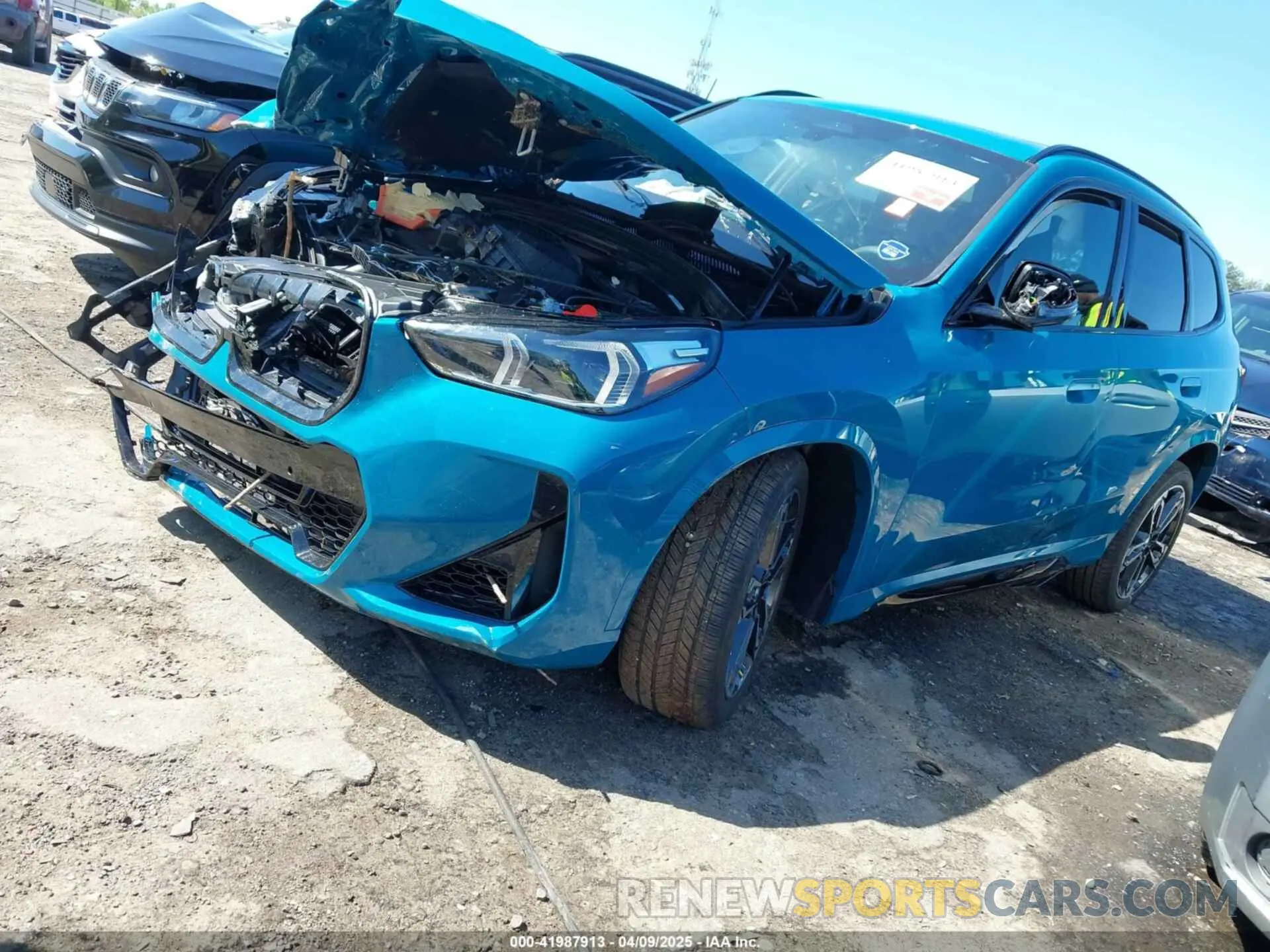 2 Photograph of a damaged car WBX73EF08S5177124 BMW X1 2025