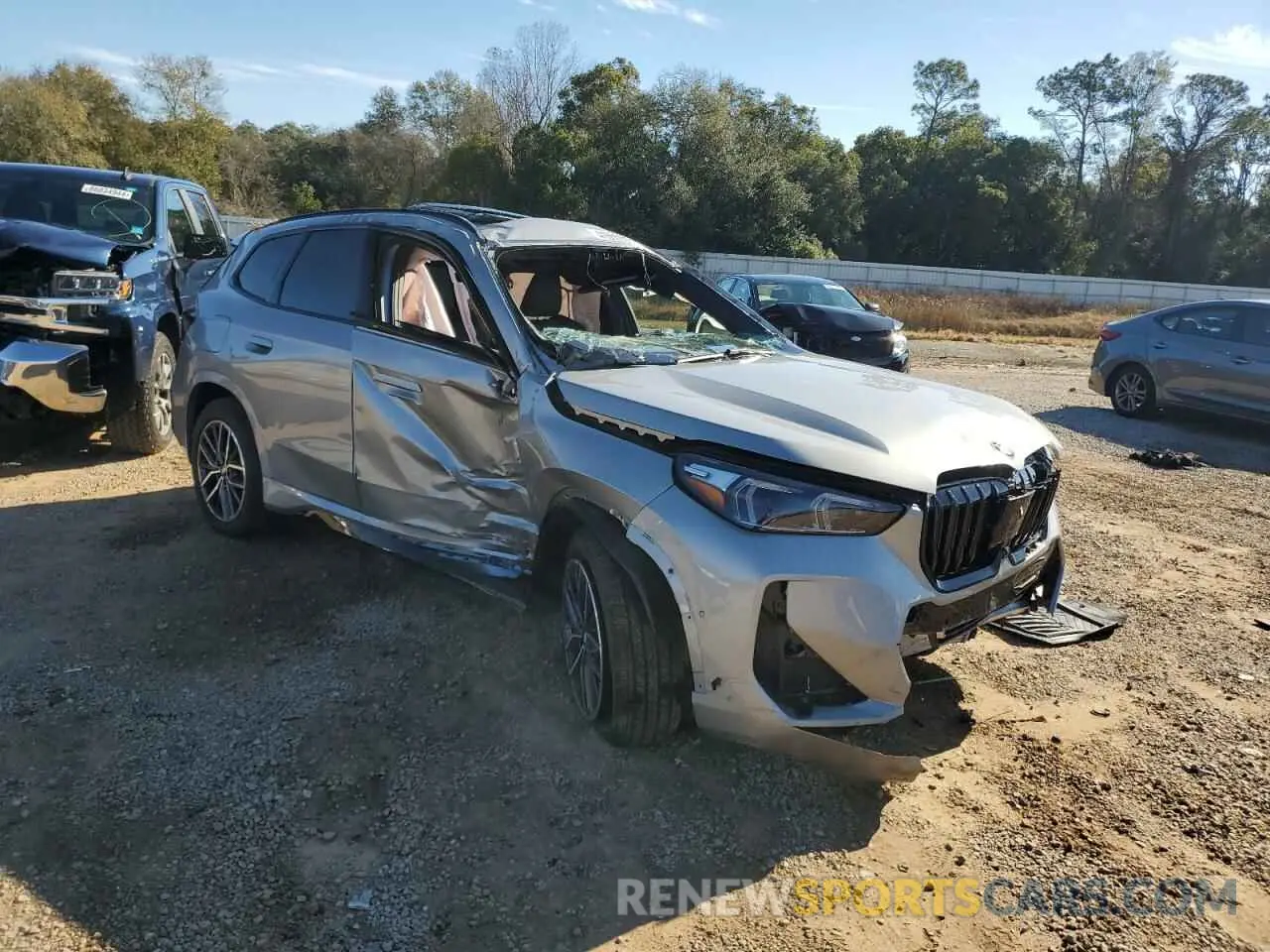 4 Photograph of a damaged car WBX73EF0XS5058247 BMW X1 2025