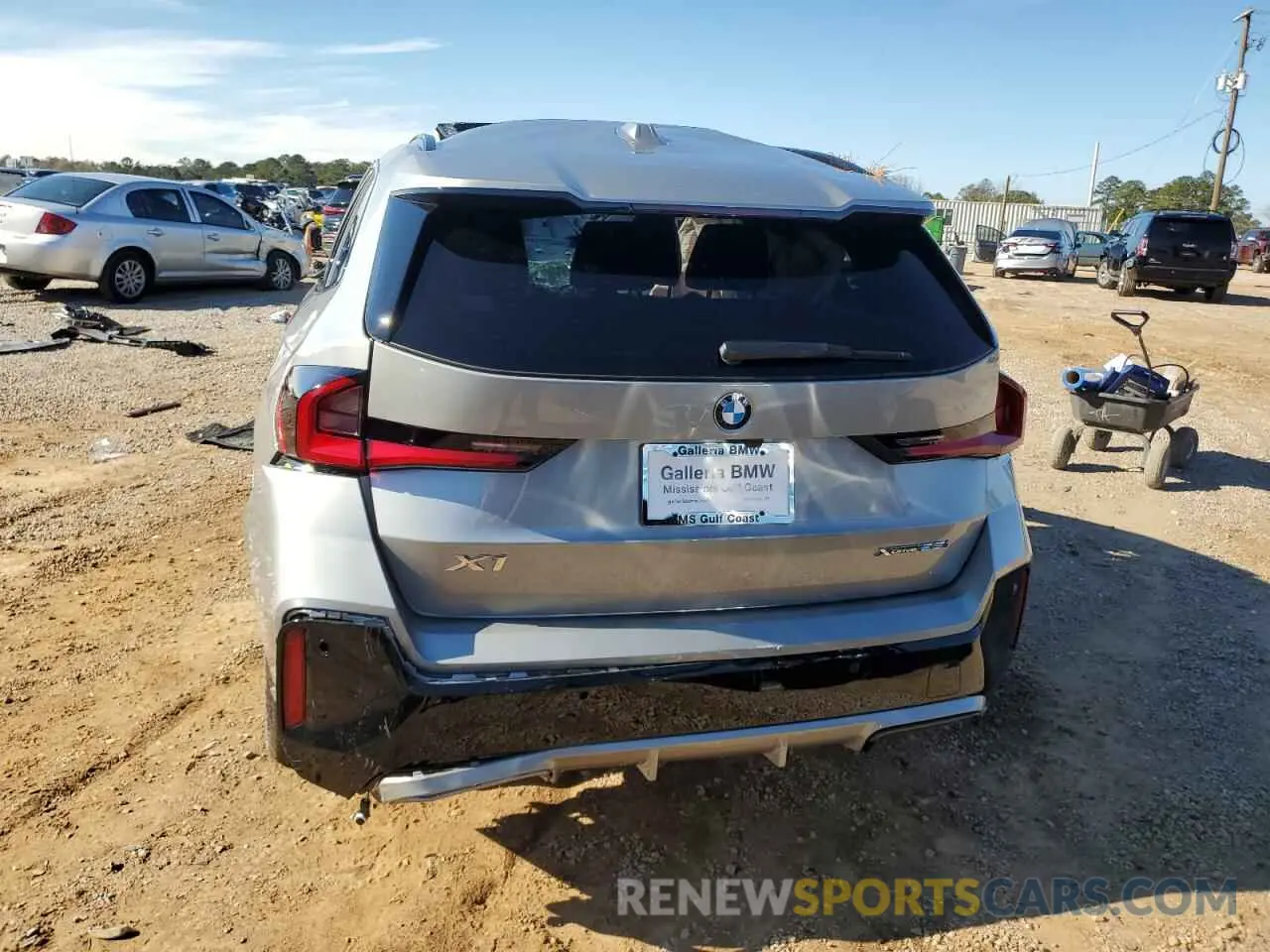 6 Photograph of a damaged car WBX73EF0XS5058247 BMW X1 2025