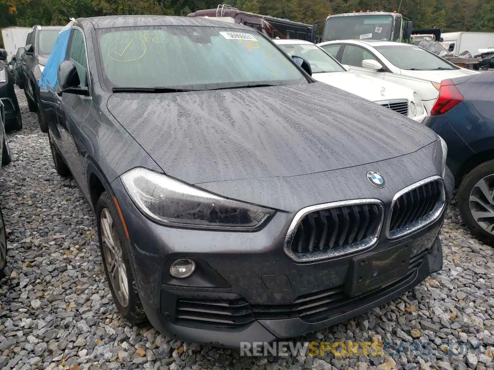 1 Photograph of a damaged car WBXYJ3C50KEP77540 BMW X2 2019