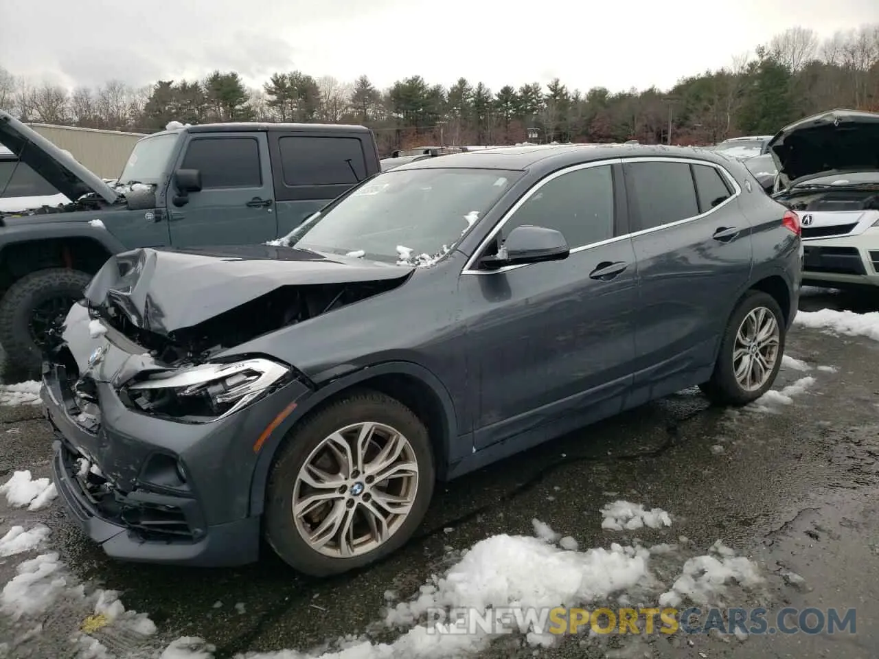 1 Photograph of a damaged car WBXYJ3C51K5N42631 BMW X2 2019