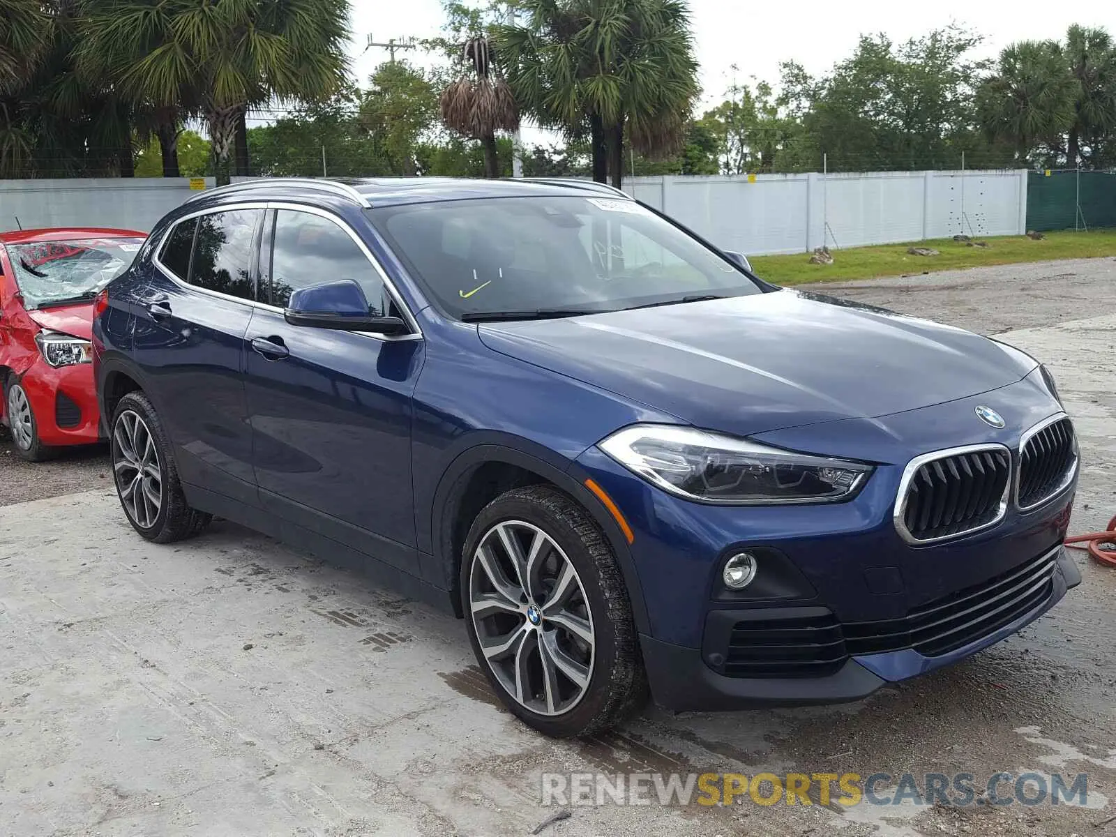 1 Photograph of a damaged car WBXYJ3C5XK5N28159 BMW X2 2019