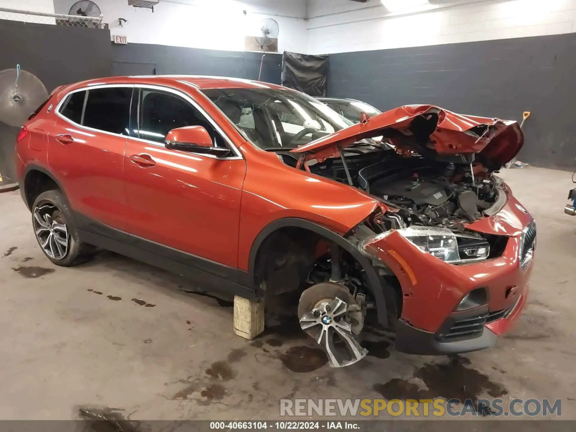 1 Photograph of a damaged car WBXYJ5C51K5N36971 BMW X2 2019