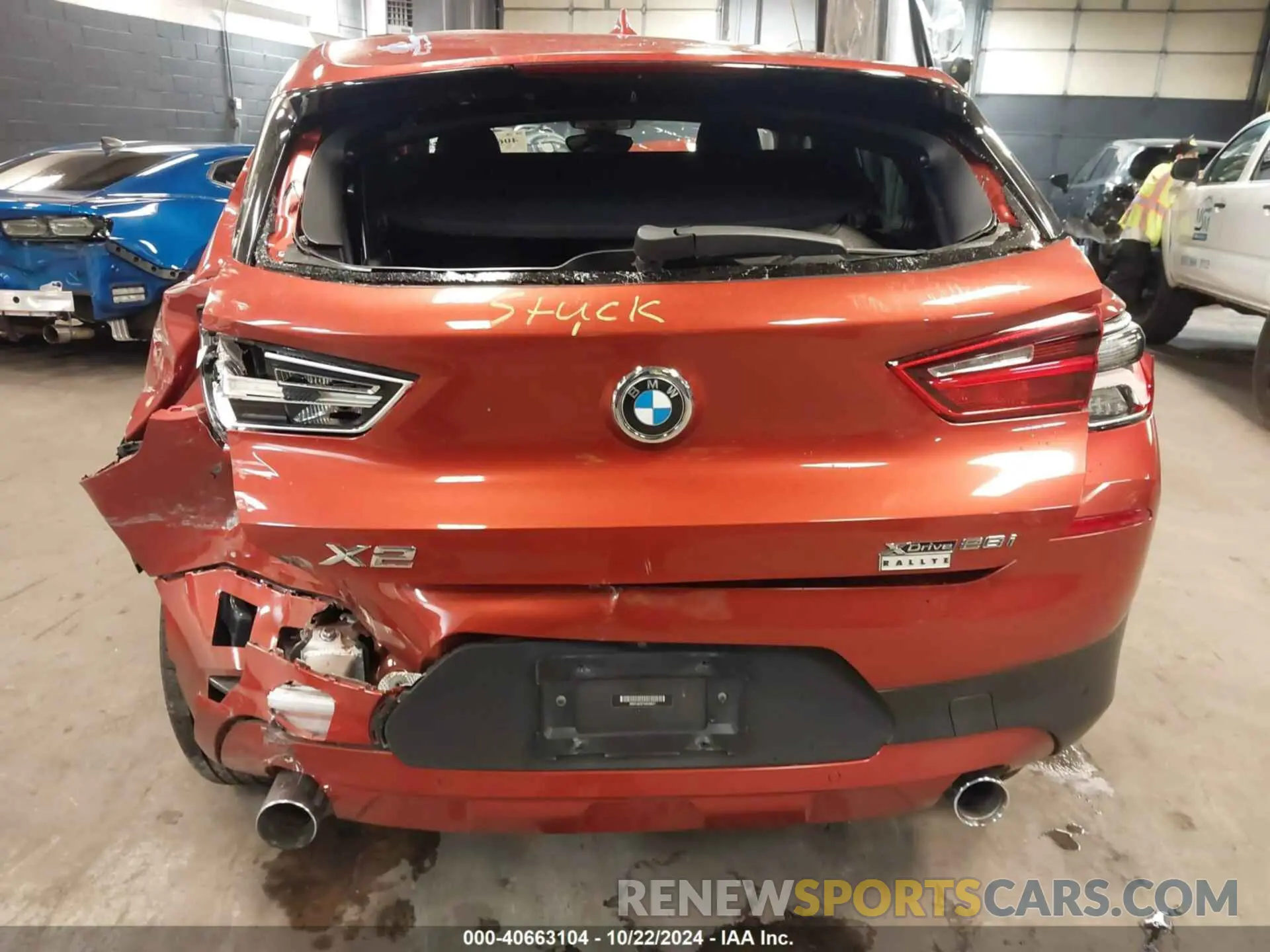 16 Photograph of a damaged car WBXYJ5C51K5N36971 BMW X2 2019