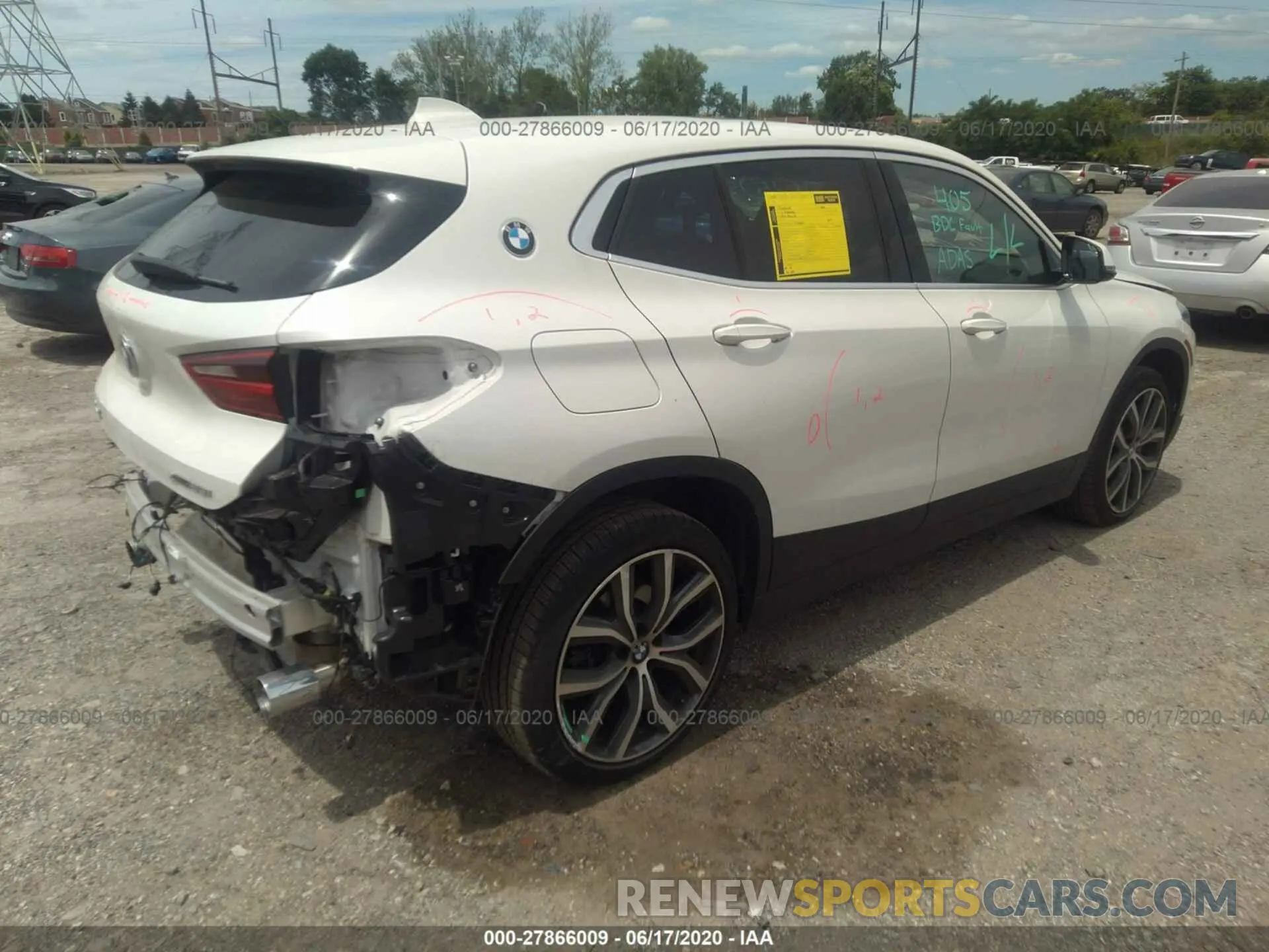 4 Photograph of a damaged car WBXYJ5C54KEF83155 BMW X2 2019