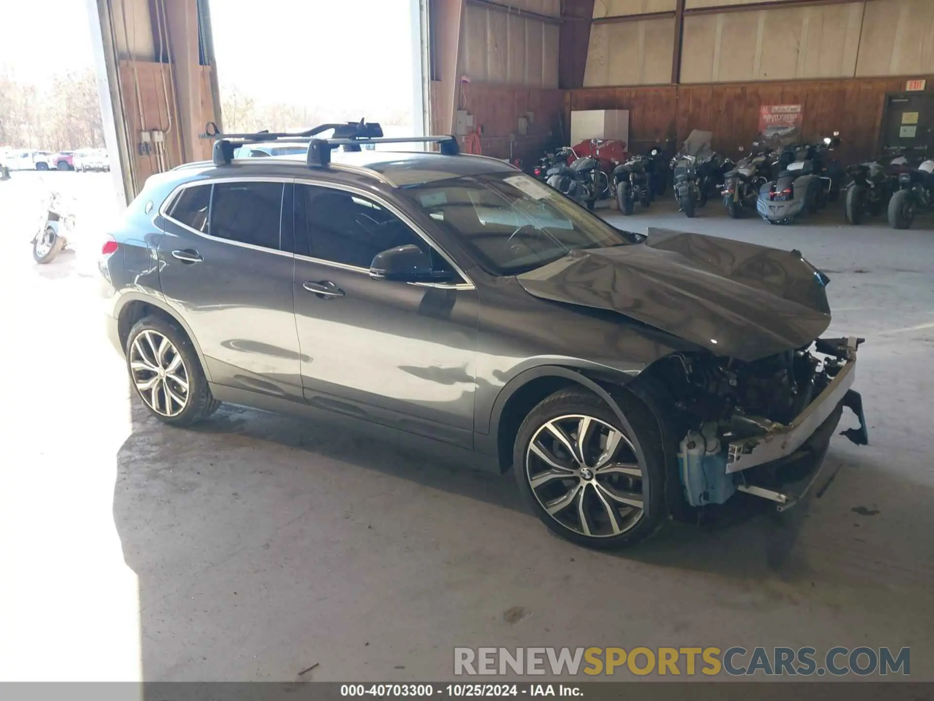 1 Photograph of a damaged car WBXYJ5C54KEF83673 BMW X2 2019