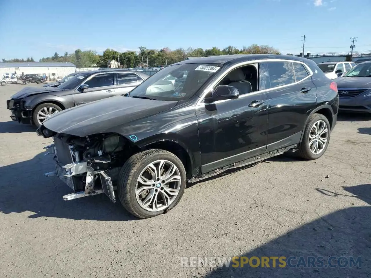 1 Photograph of a damaged car WBXYJ5C57K5N76522 BMW X2 2019