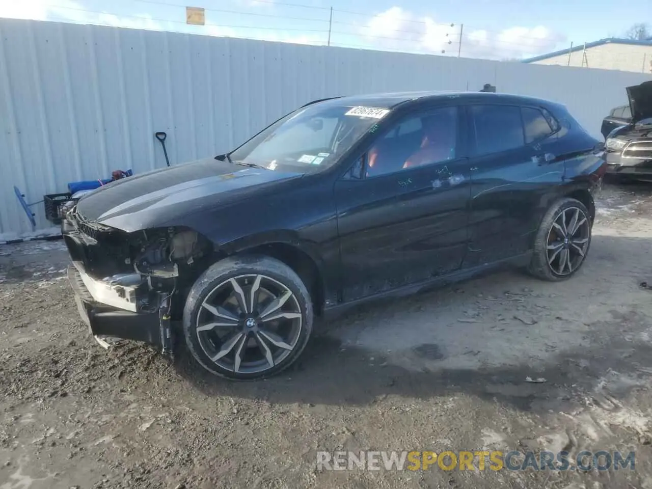 1 Photograph of a damaged car WBXYJ5C57KEF83523 BMW X2 2019