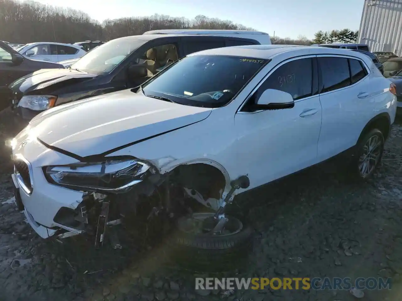 1 Photograph of a damaged car WBXYJ5C58KEF83613 BMW X2 2019