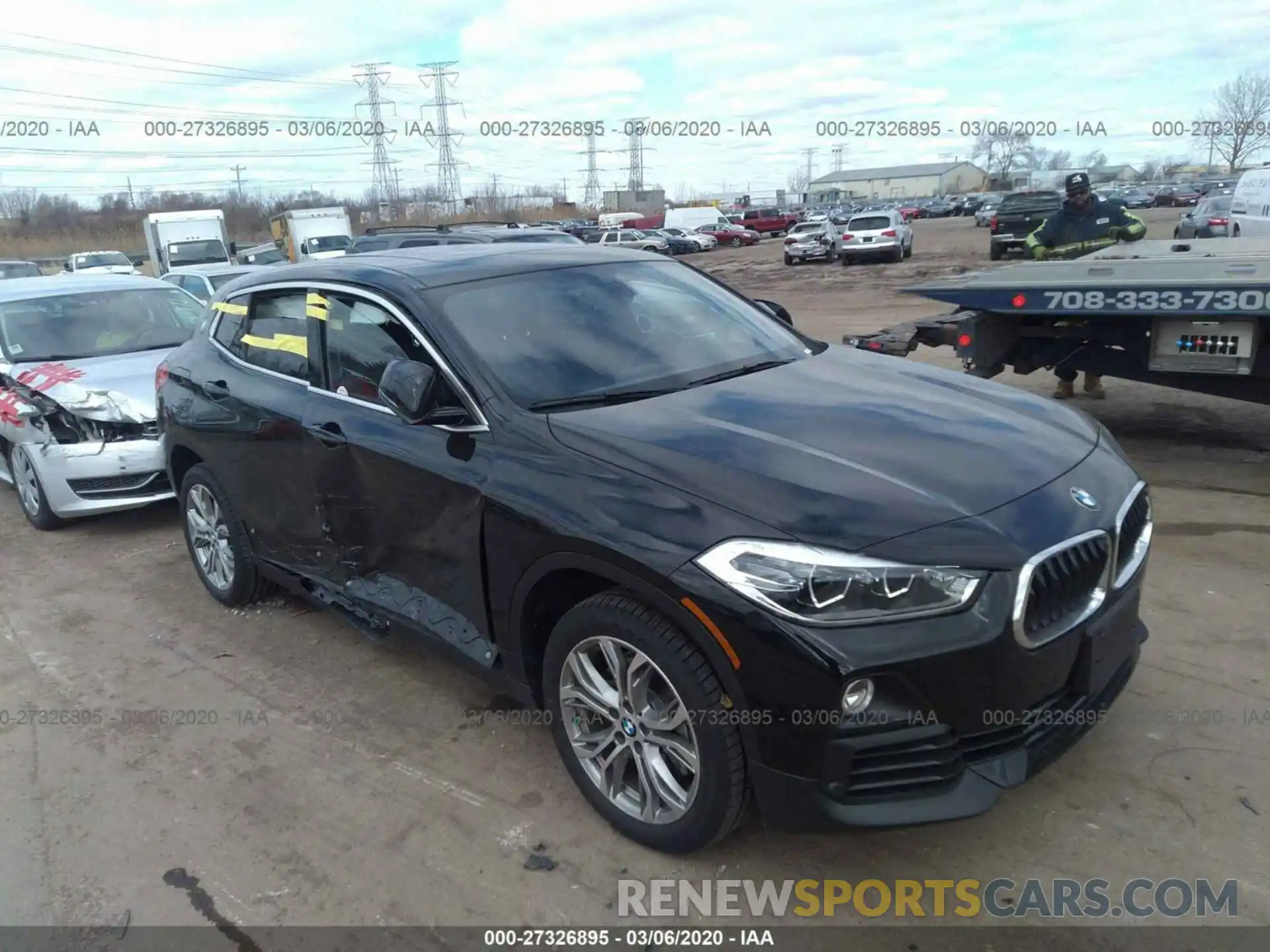 1 Photograph of a damaged car WBXYJ5C59K5N18606 BMW X2 2019