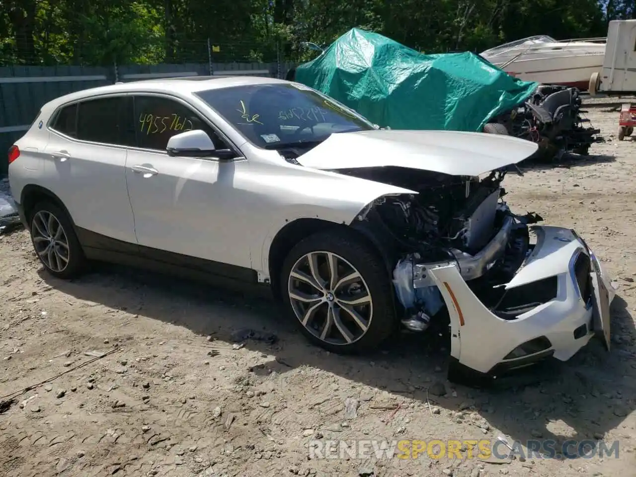 1 Photograph of a damaged car WBXYJ5C5XK5N75302 BMW X2 2019