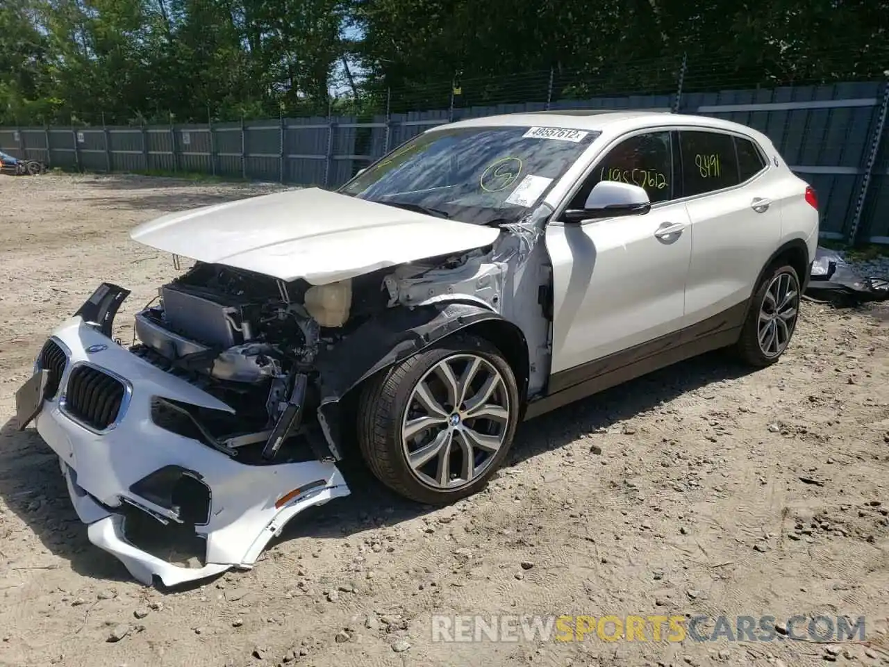 2 Photograph of a damaged car WBXYJ5C5XK5N75302 BMW X2 2019