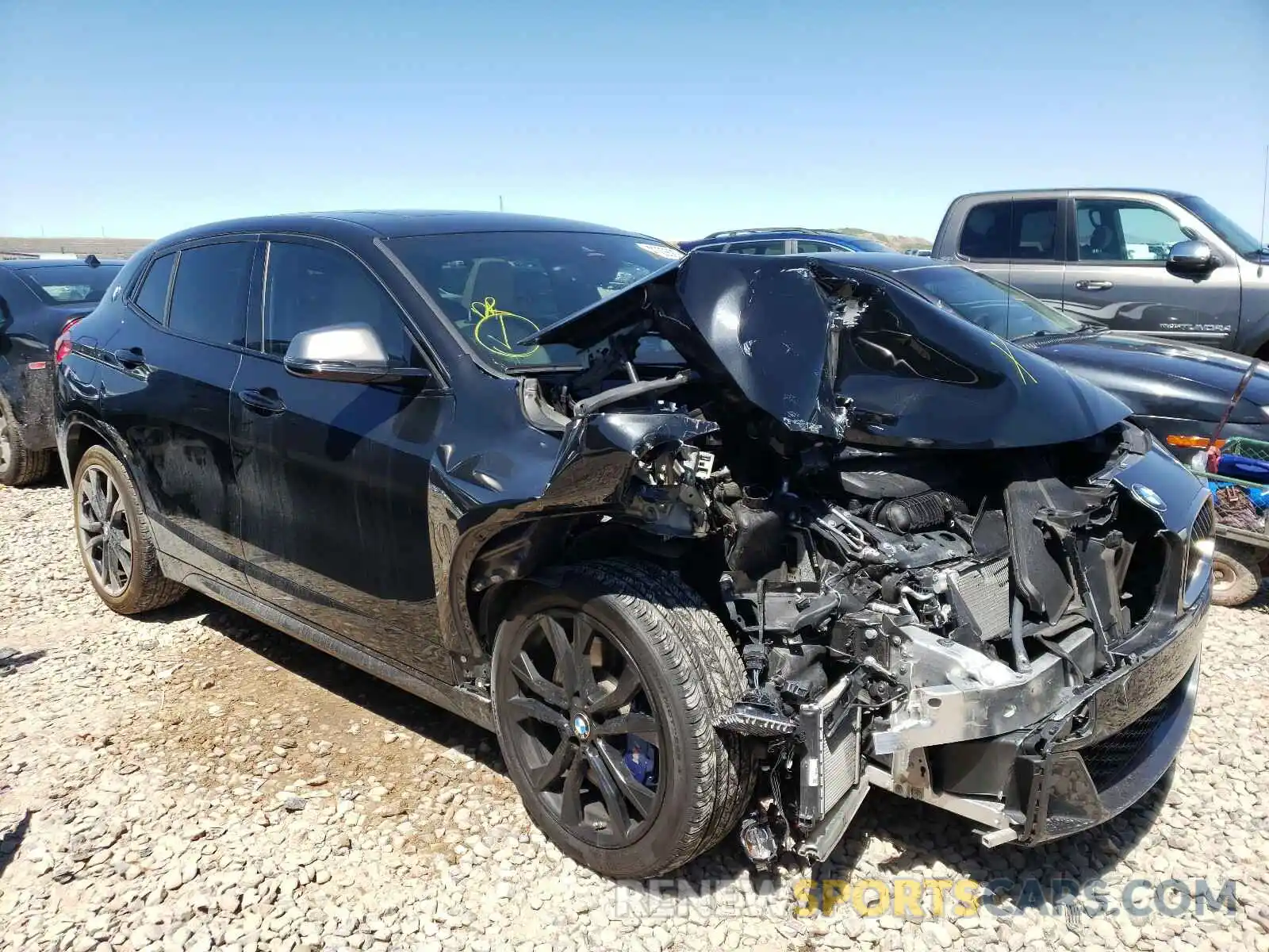 1 Photograph of a damaged car WBXYN1C57KEF29586 BMW X2 2019