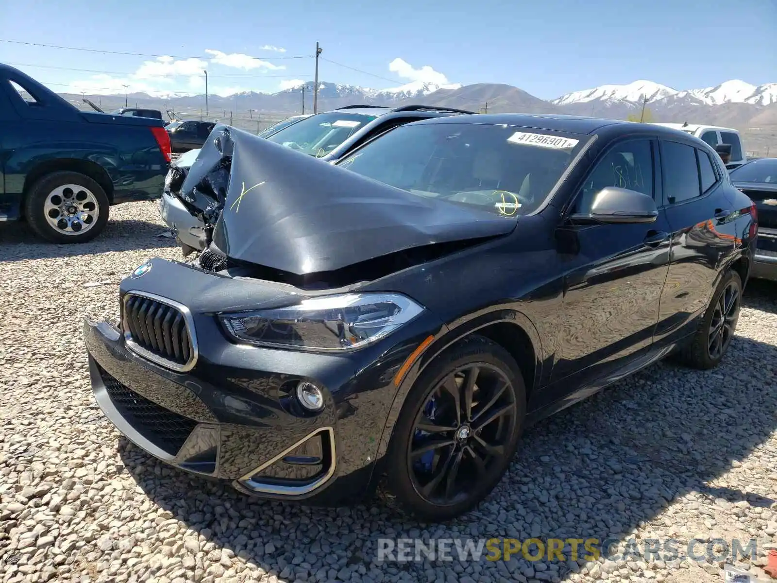 2 Photograph of a damaged car WBXYN1C57KEF29586 BMW X2 2019