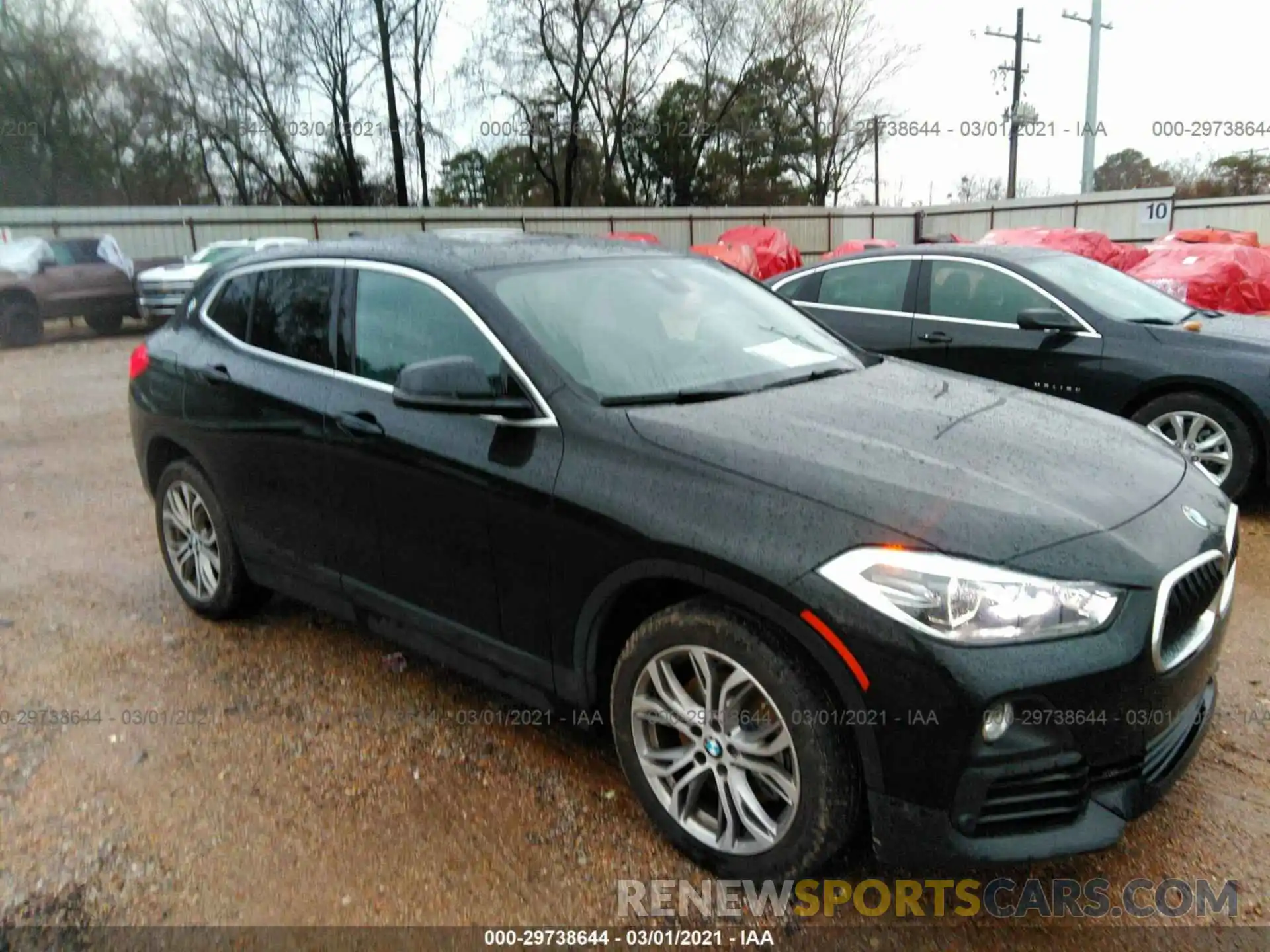 1 Photograph of a damaged car WBXYH9C02L5P35360 BMW X2 2020