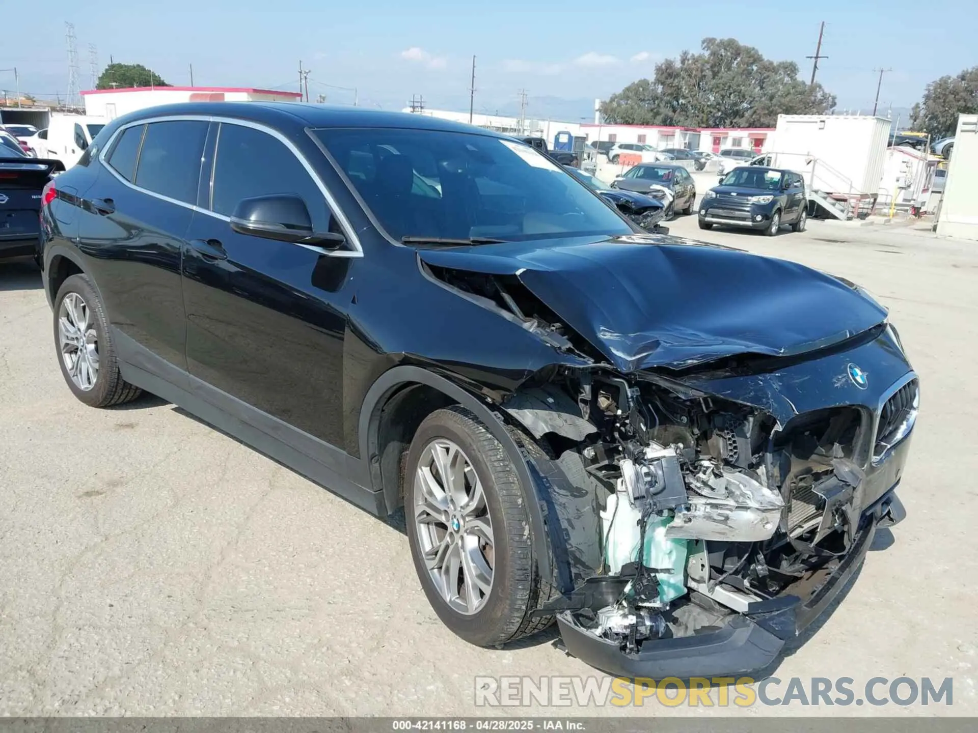 1 Photograph of a damaged car WBXYH9C03L5P15456 BMW X2 2020
