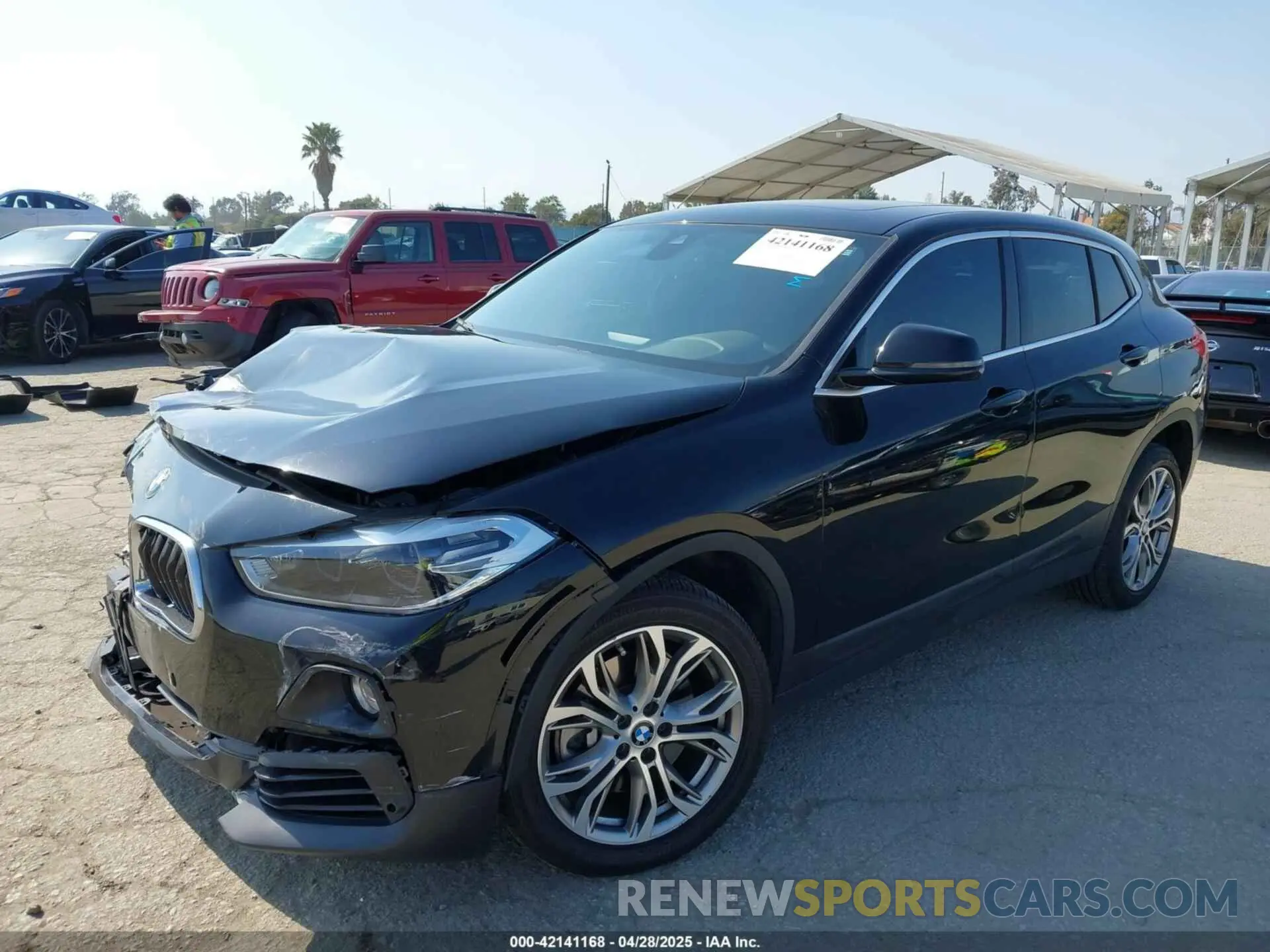 2 Photograph of a damaged car WBXYH9C03L5P15456 BMW X2 2020