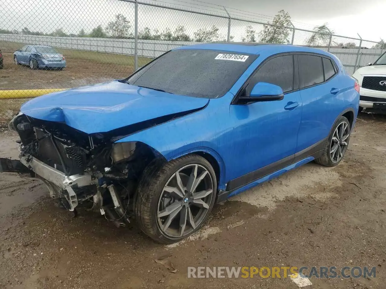 1 Photograph of a damaged car WBXYH9C03L5P24335 BMW X2 2020