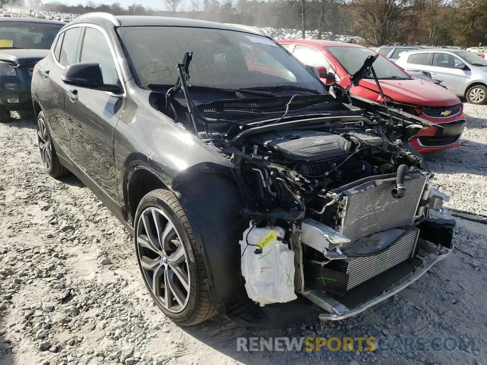 1 Photograph of a damaged car WBXYH9C07L5P15038 BMW X2 2020