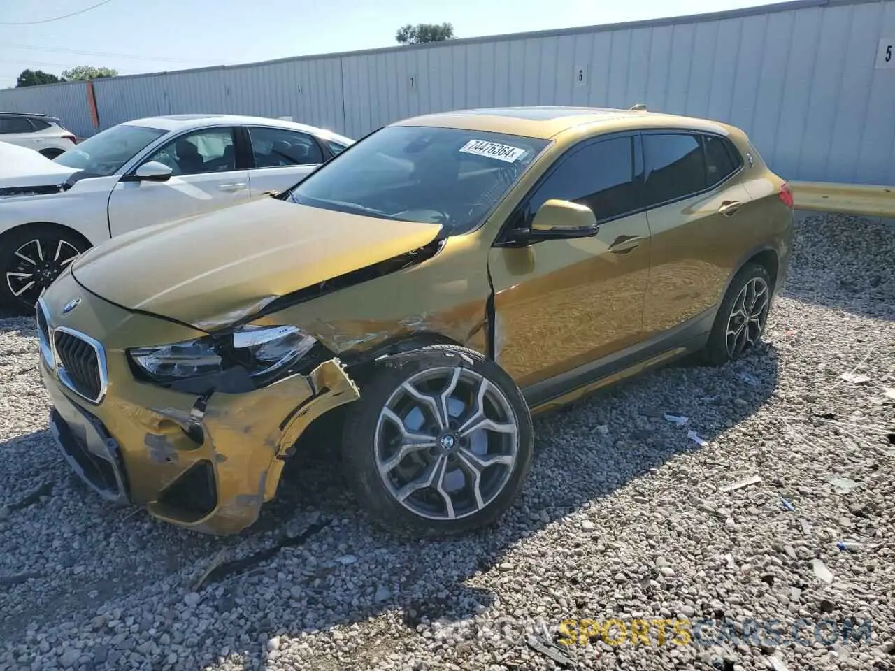 1 Photograph of a damaged car WBXYH9C08L5N91295 BMW X2 2020