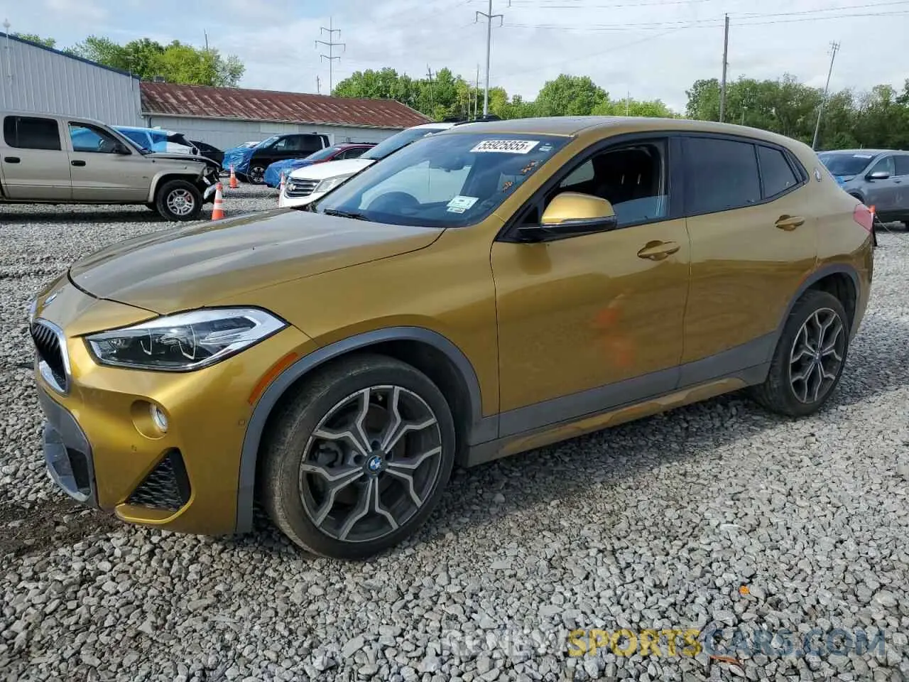 1 Photograph of a damaged car WBXYJ1C00L5R17337 BMW X2 2020