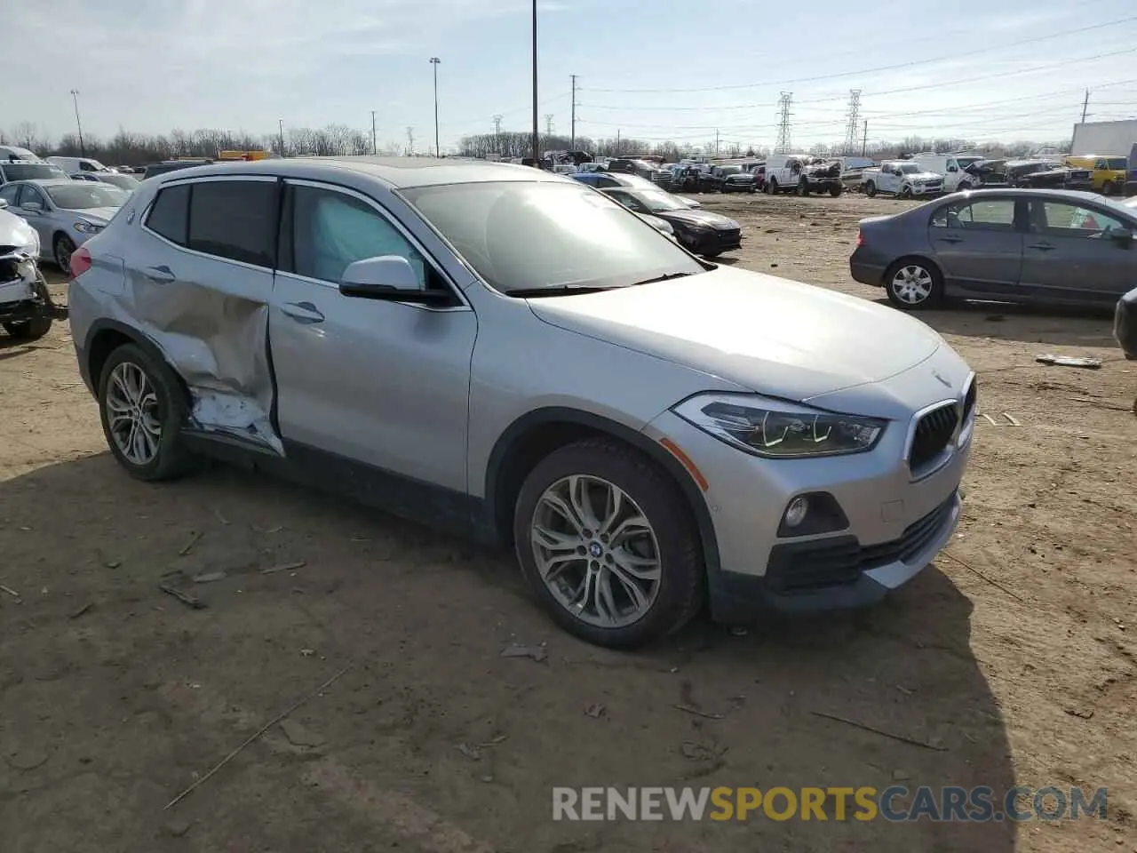 4 Photograph of a damaged car WBXYJ1C02L5P07094 BMW X2 2020