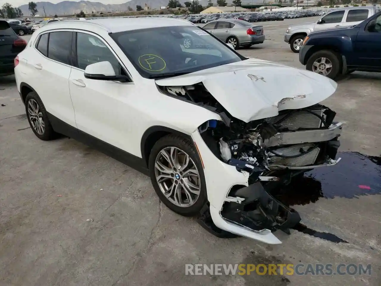 1 Photograph of a damaged car WBXYJ1C05L5P11169 BMW X2 2020