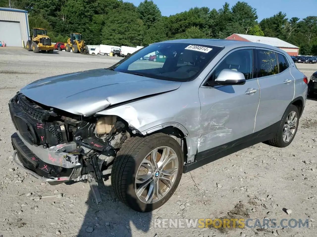 1 Photograph of a damaged car WBXYJ1C06L5R23532 BMW X2 2020