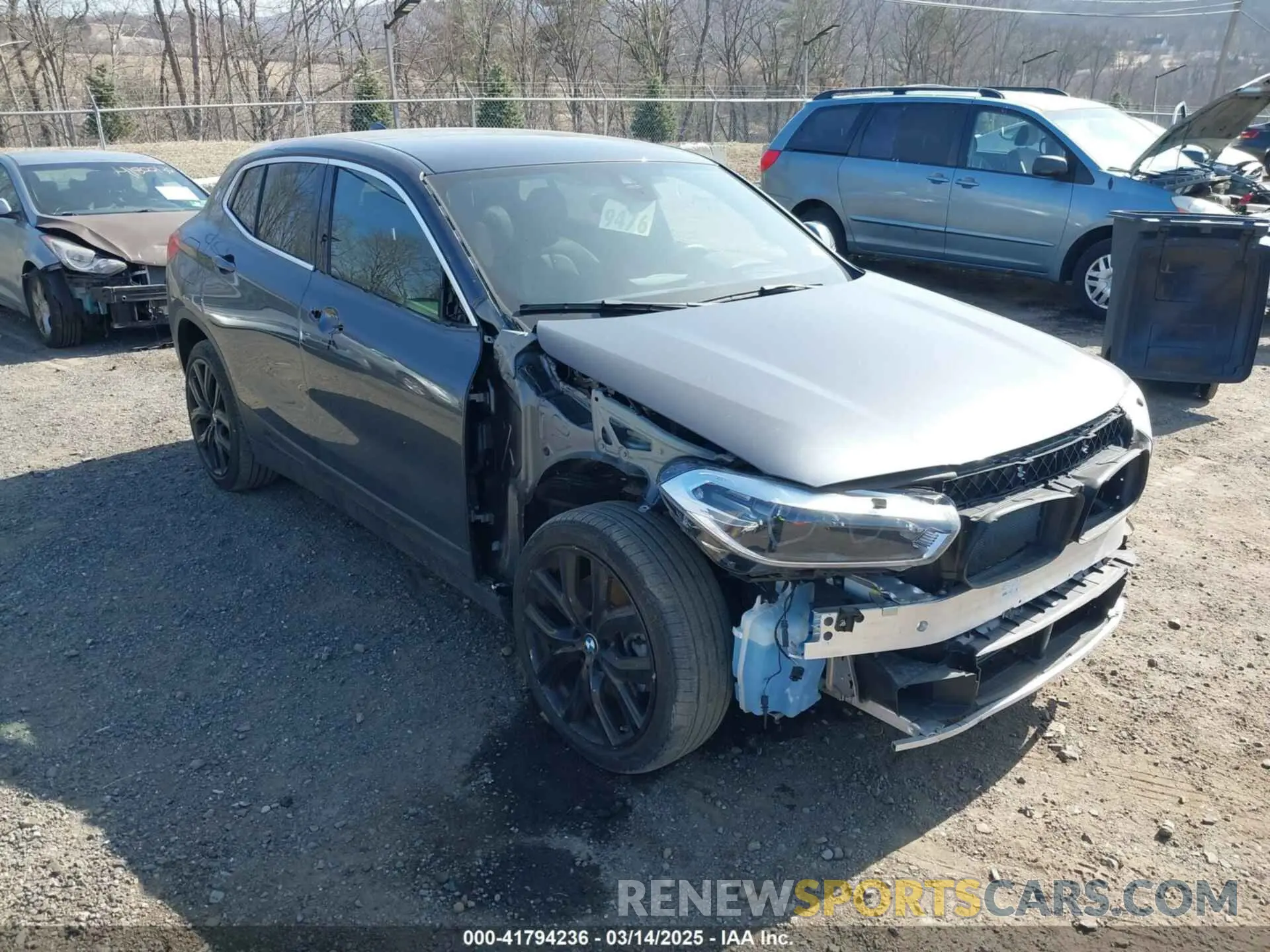 1 Photograph of a damaged car WBXYJ1C09L5P56146 BMW X2 2020